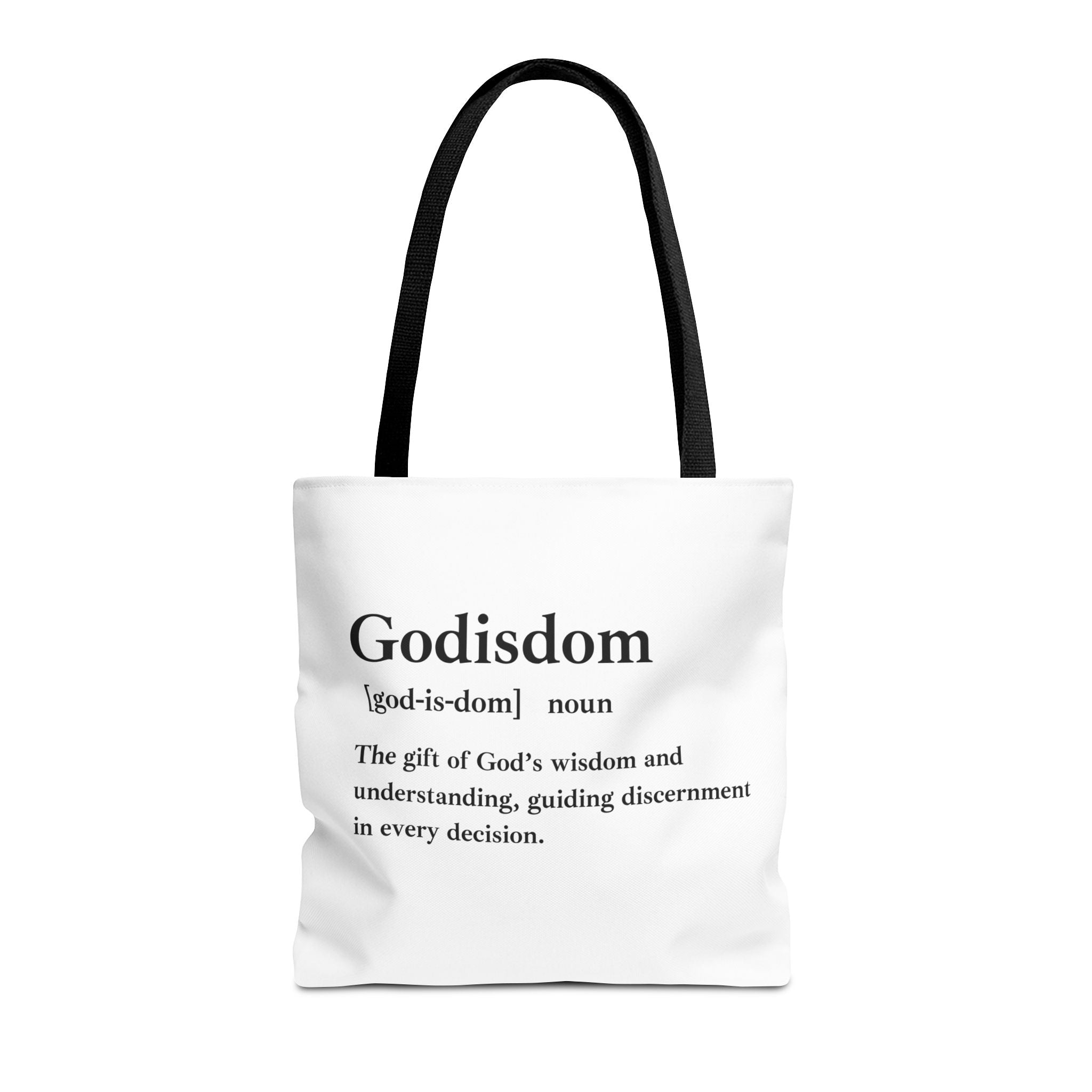 Godisdom Tote Bag - Custom Printed Stylish and Functional Tote