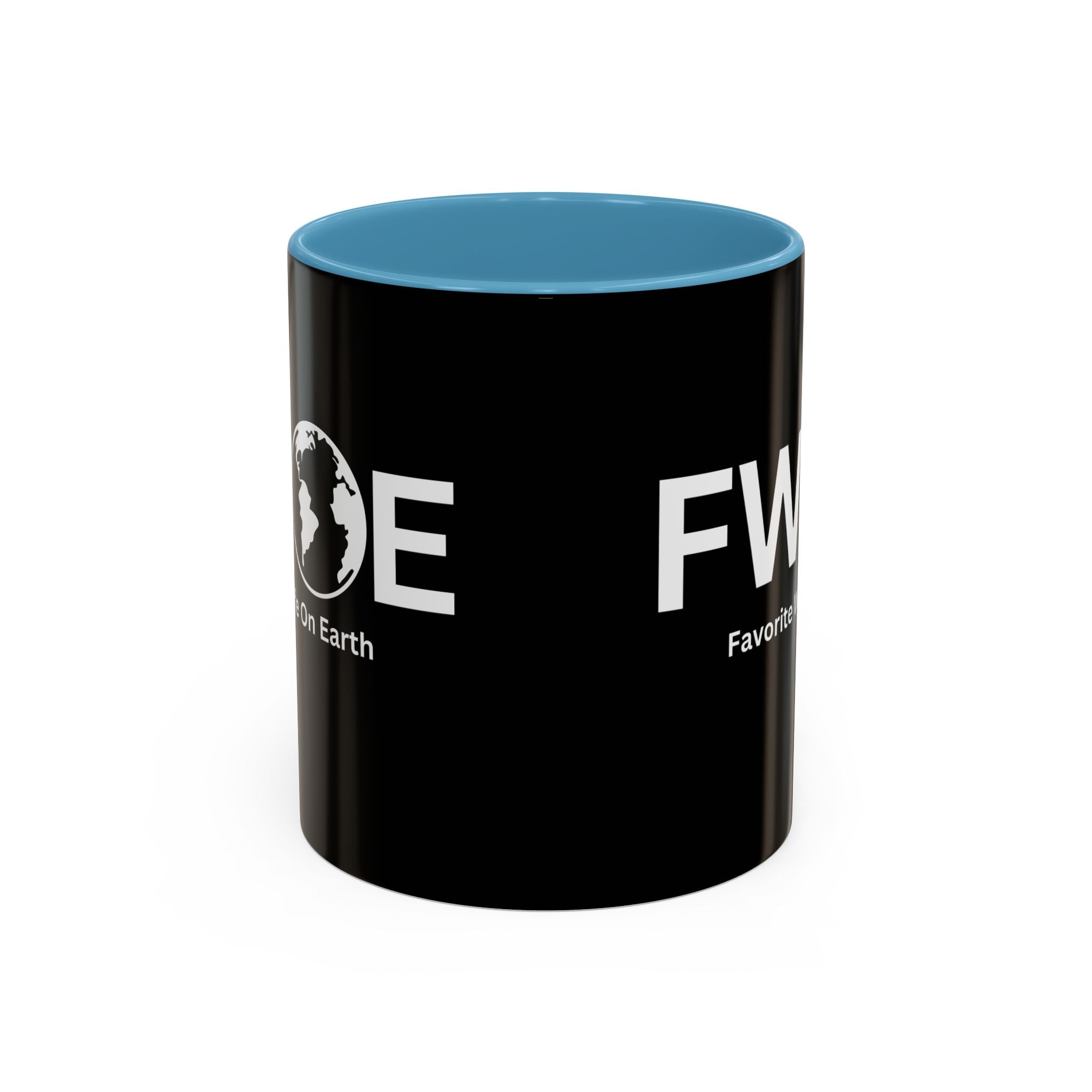 Favorite Wife On Earth (FWOE) Accent Coffee Mug (11oz, 15oz)