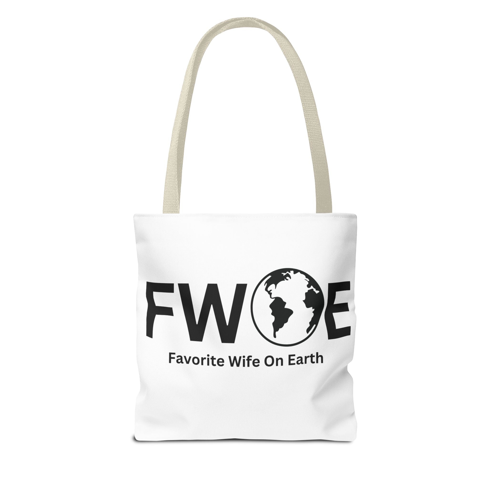 Favorite Wife On Earth (FWOE) Tote Bag - Custom Printed Stylish and Functional Tote