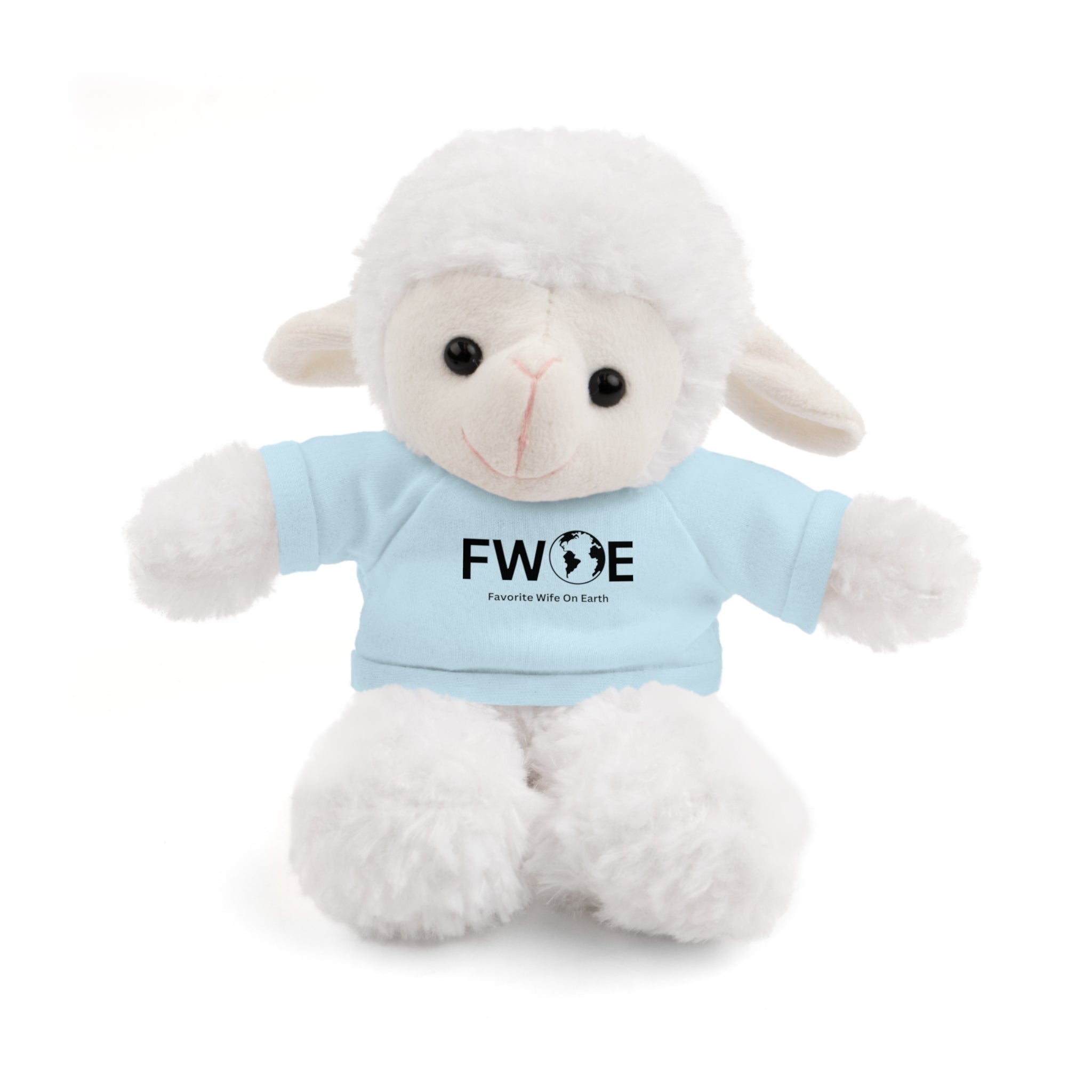 Stuffed Animal Gift – Favorite Wife on Earth (FWOE) – Customizable T-Shirt & Animal