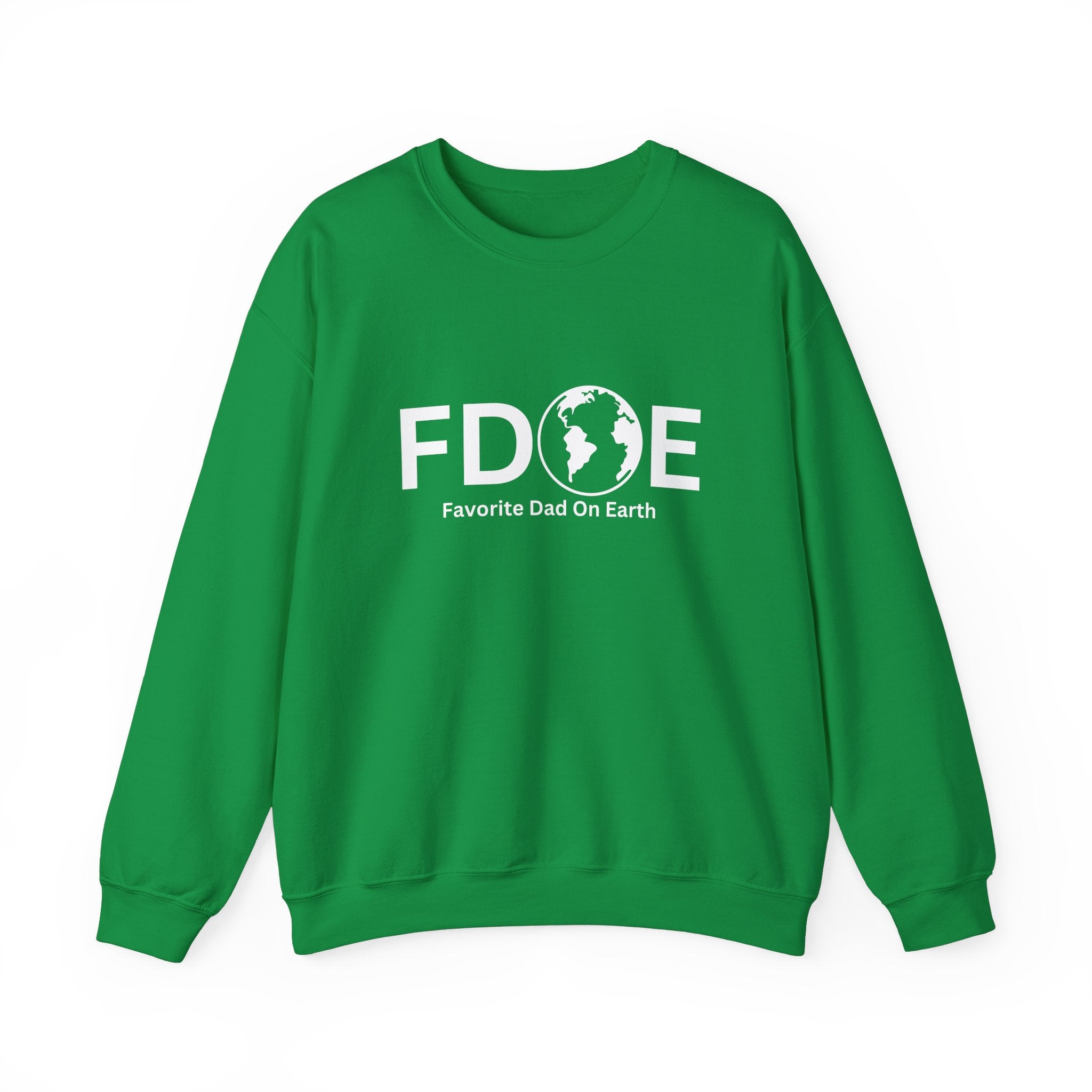 Favorite Dad on Earth Crewneck Sweatshirt - (FDOE) Logo Sweatshirt for Me