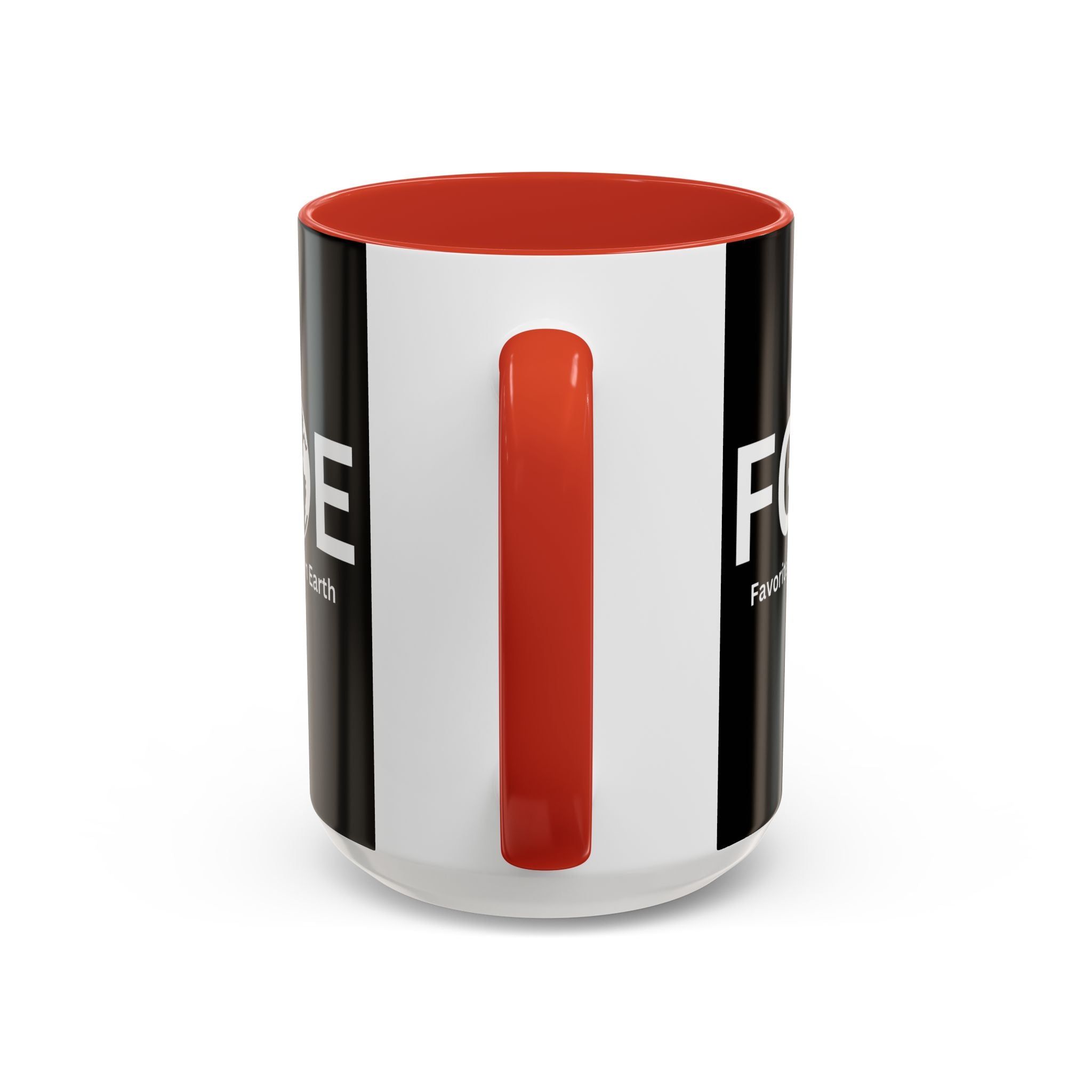 Favorite Grandpa On Earth (FGOE) Accent Coffee Mug (11oz, 15oz)