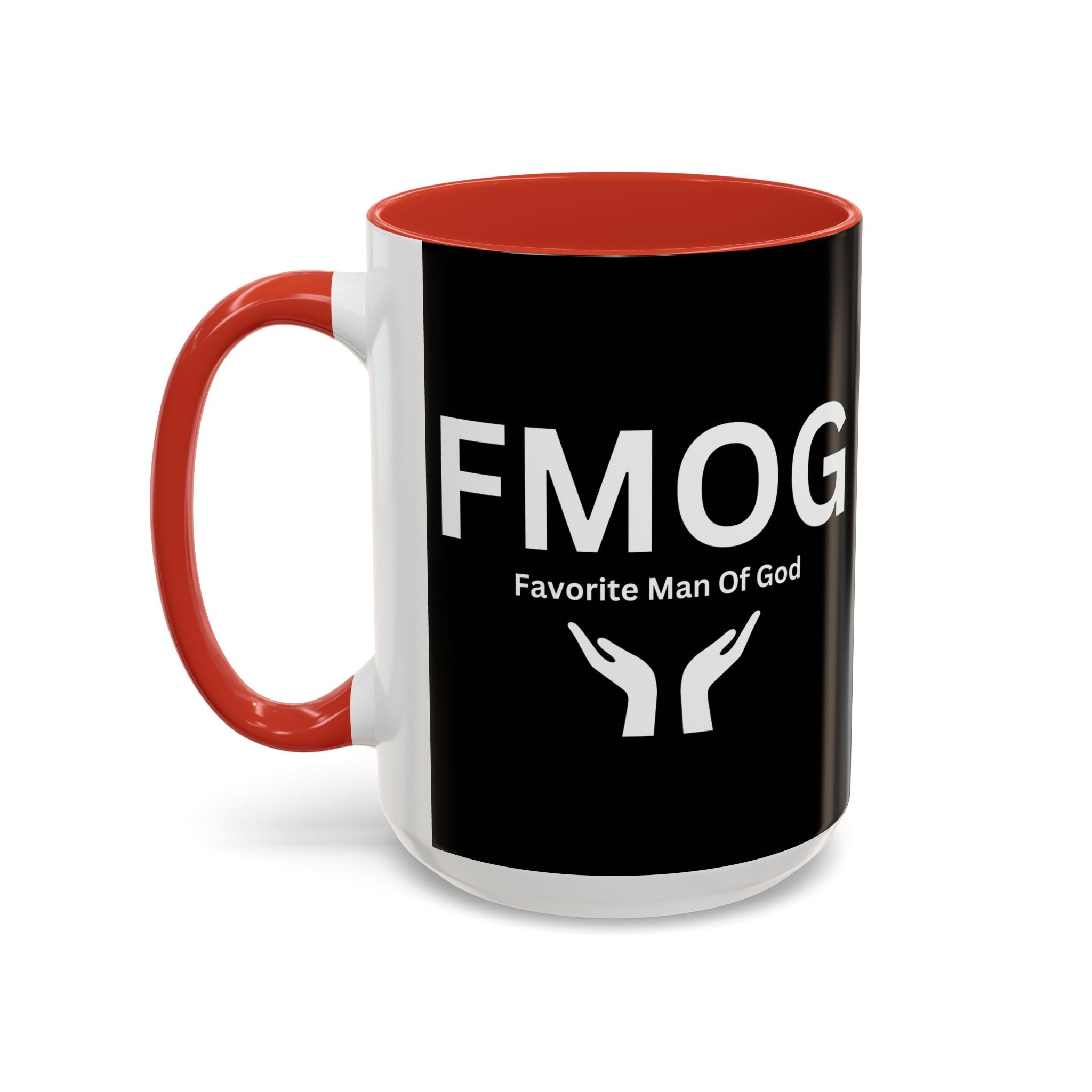 Favorite Man of God (FMOG) Accent Coffee Mug (11, 15oz)