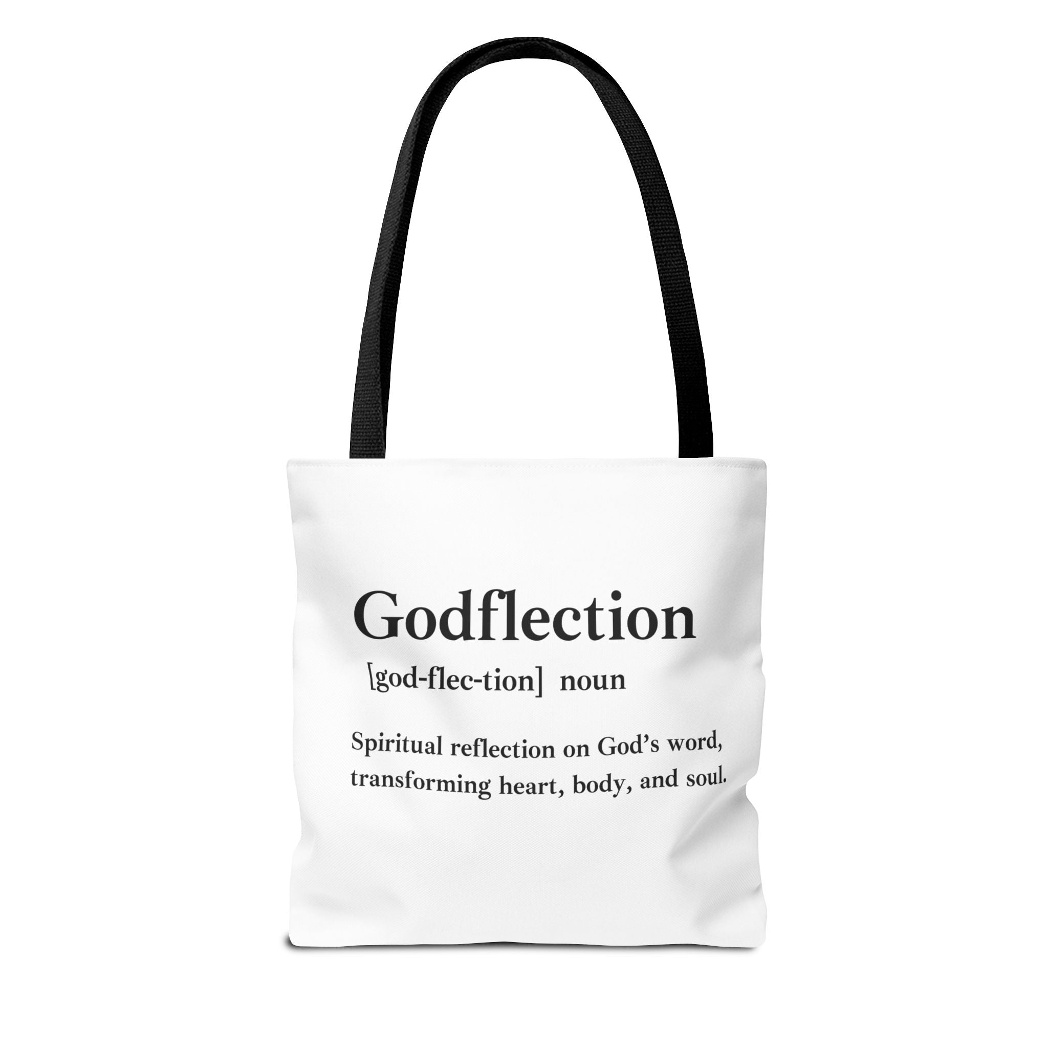 Godflection Tote Bag - Custom Printed Stylish and Functional Tote
