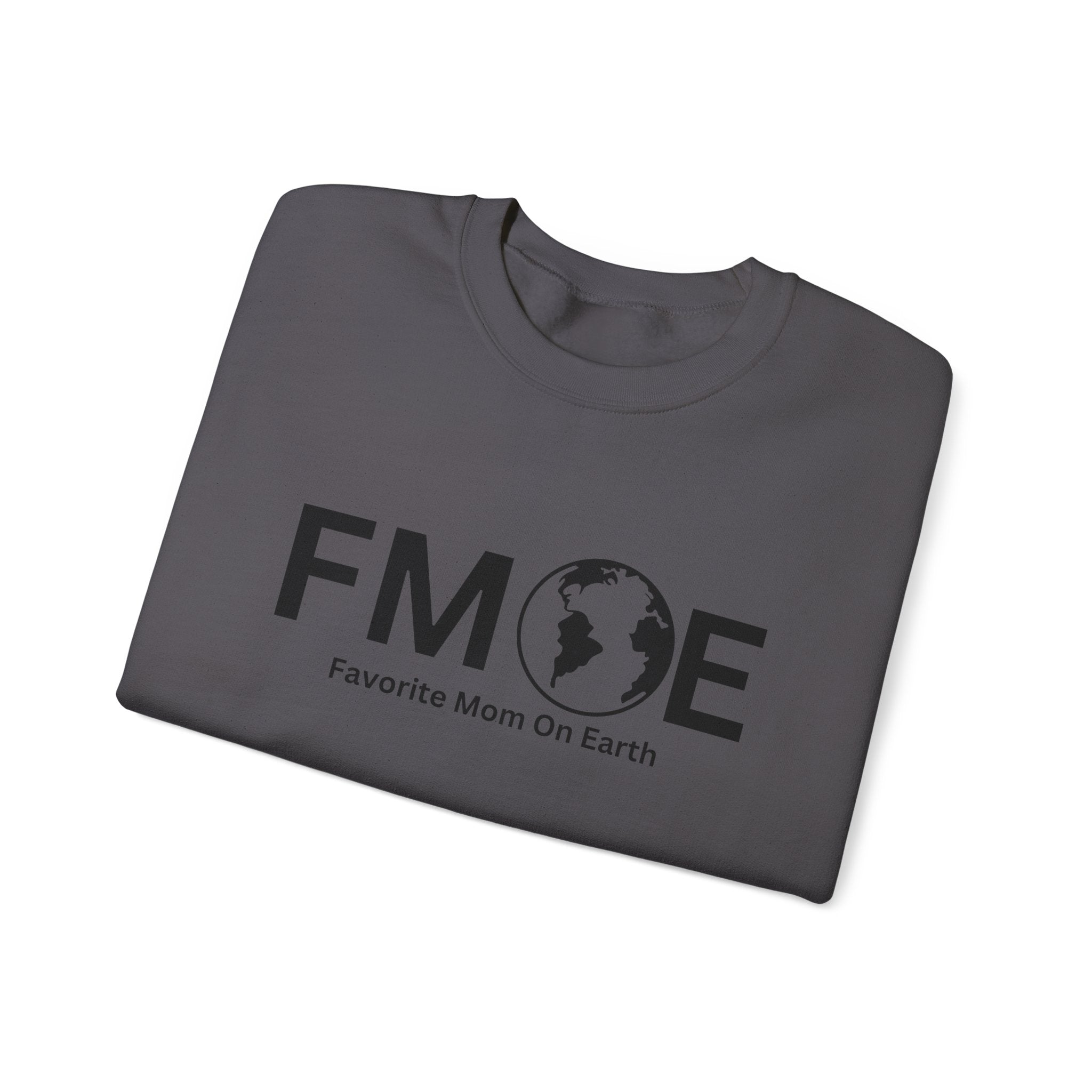 Favorite Mom On Earth (FMOE) Unisex Heavy Blend™ Crewneck Sweatshirt – Cozy and Durable