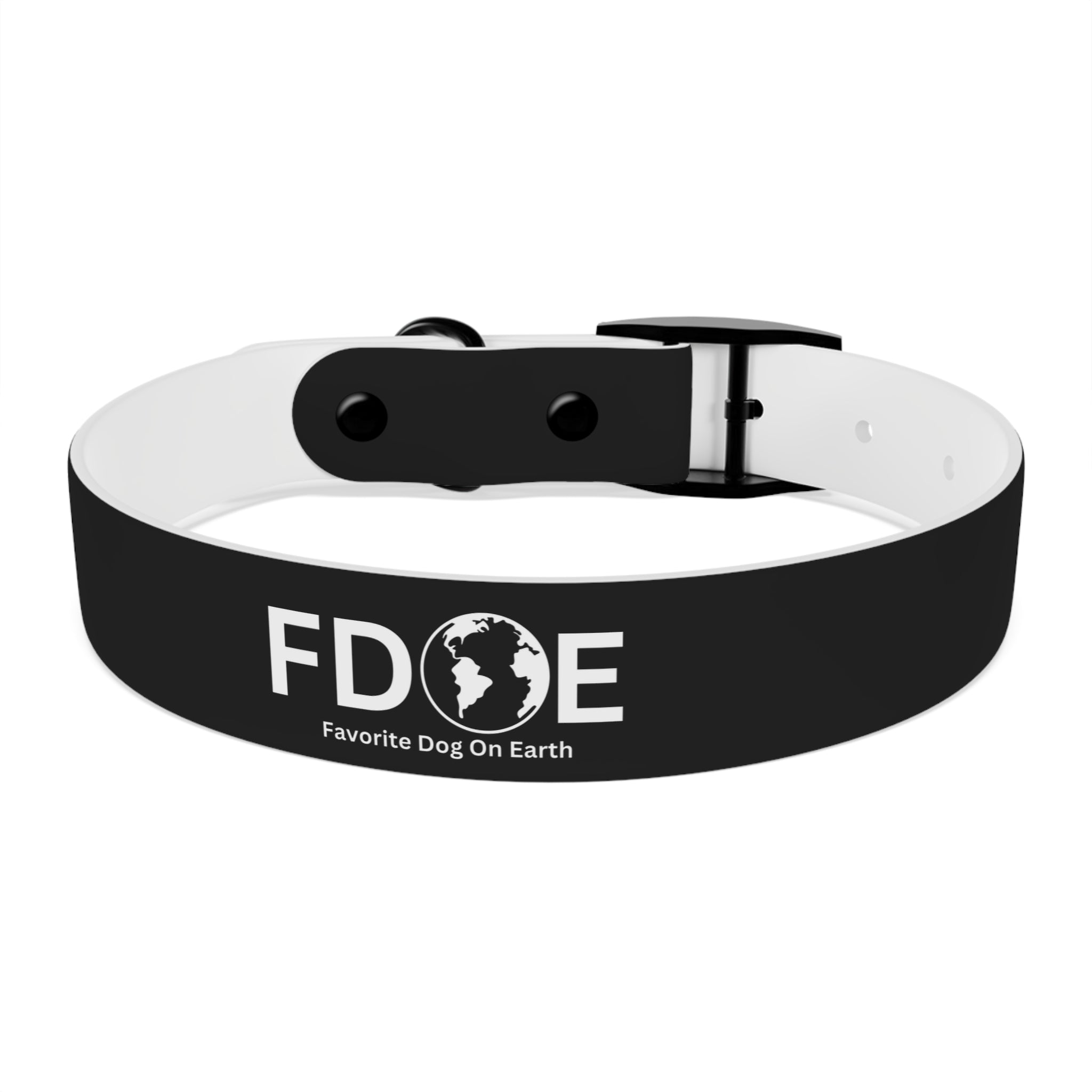 Favorite Dog On Earth (FDOE) Personalized Dog Collar - Customizable and Stylish Pet Accessory