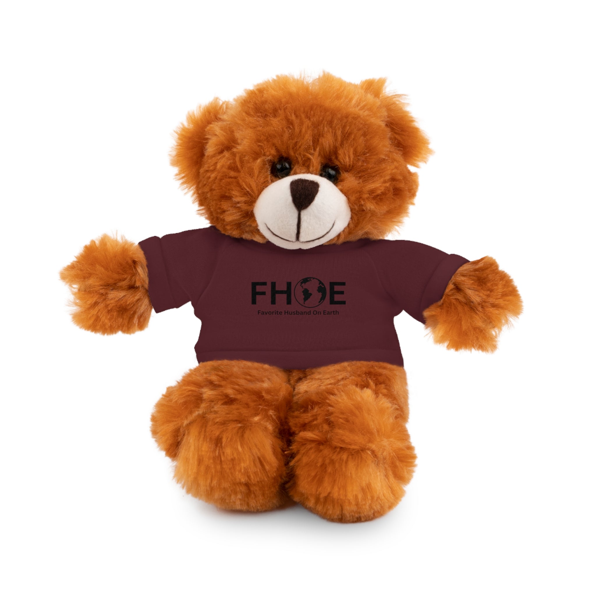 Stuffed Animal Gift – Favorite Husband on Earth (FHOE)– Customizable T-Shirt & Animal