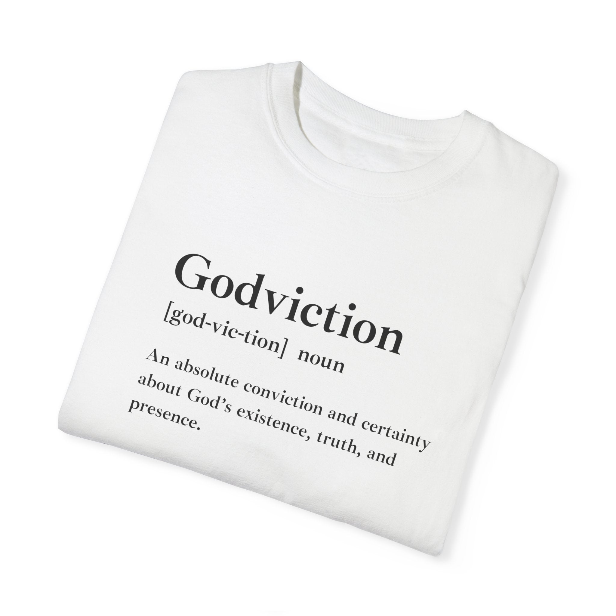 Godviction Unisex Garment-Dyed T-Shirt – Comfort Colors 1717