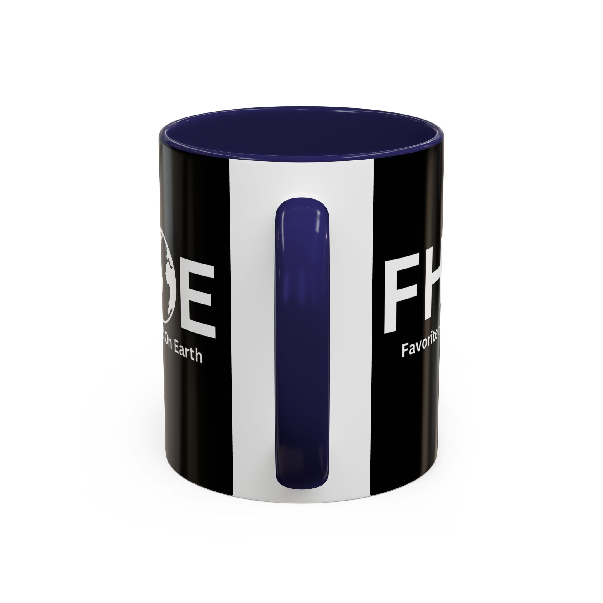 Favorite Husband On Earth (FHOE) Accent Coffee Mug (11oz, 15oz)