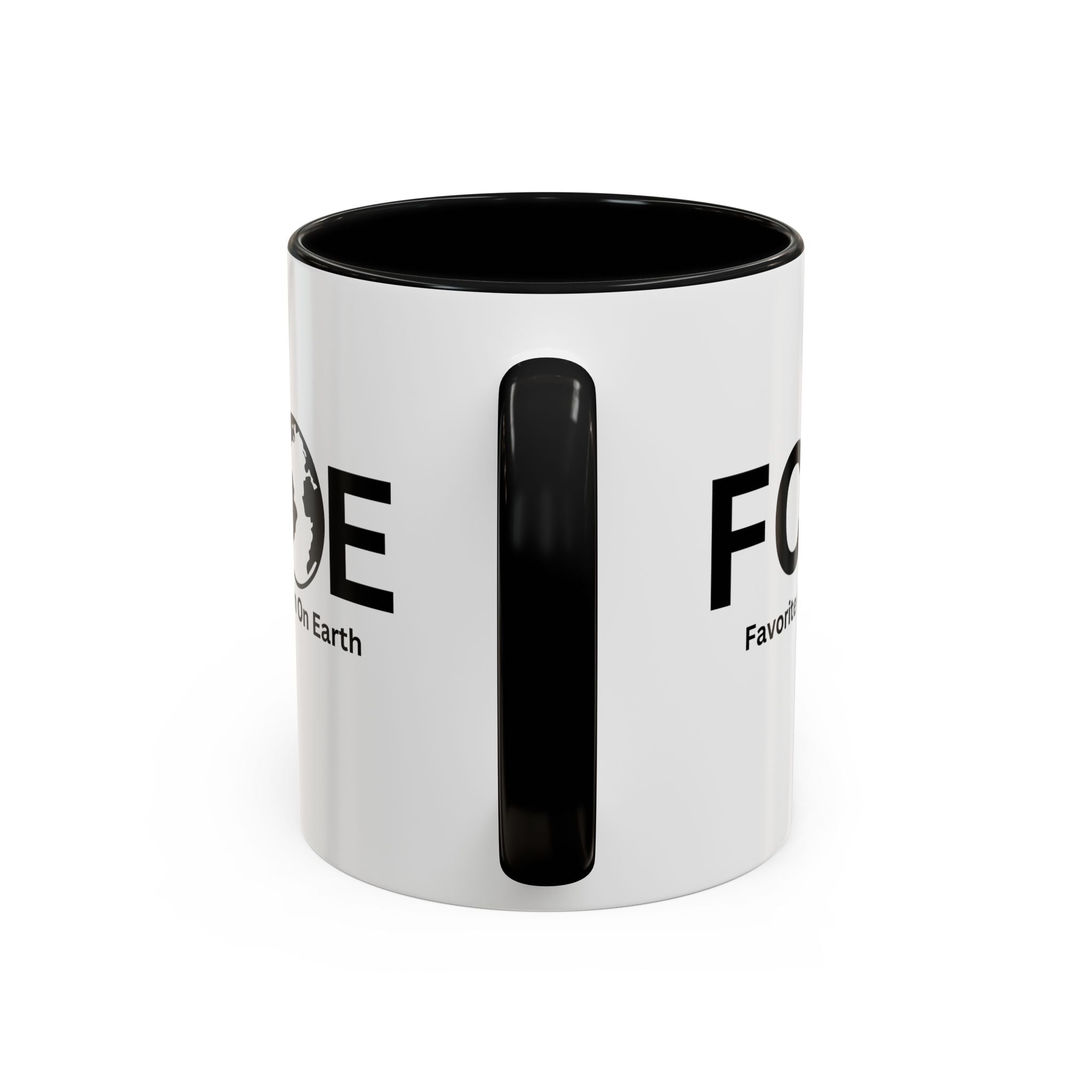 Favorite Cousin On Earth (FCOE) Accent Coffee Mug (11oz, 15oz)