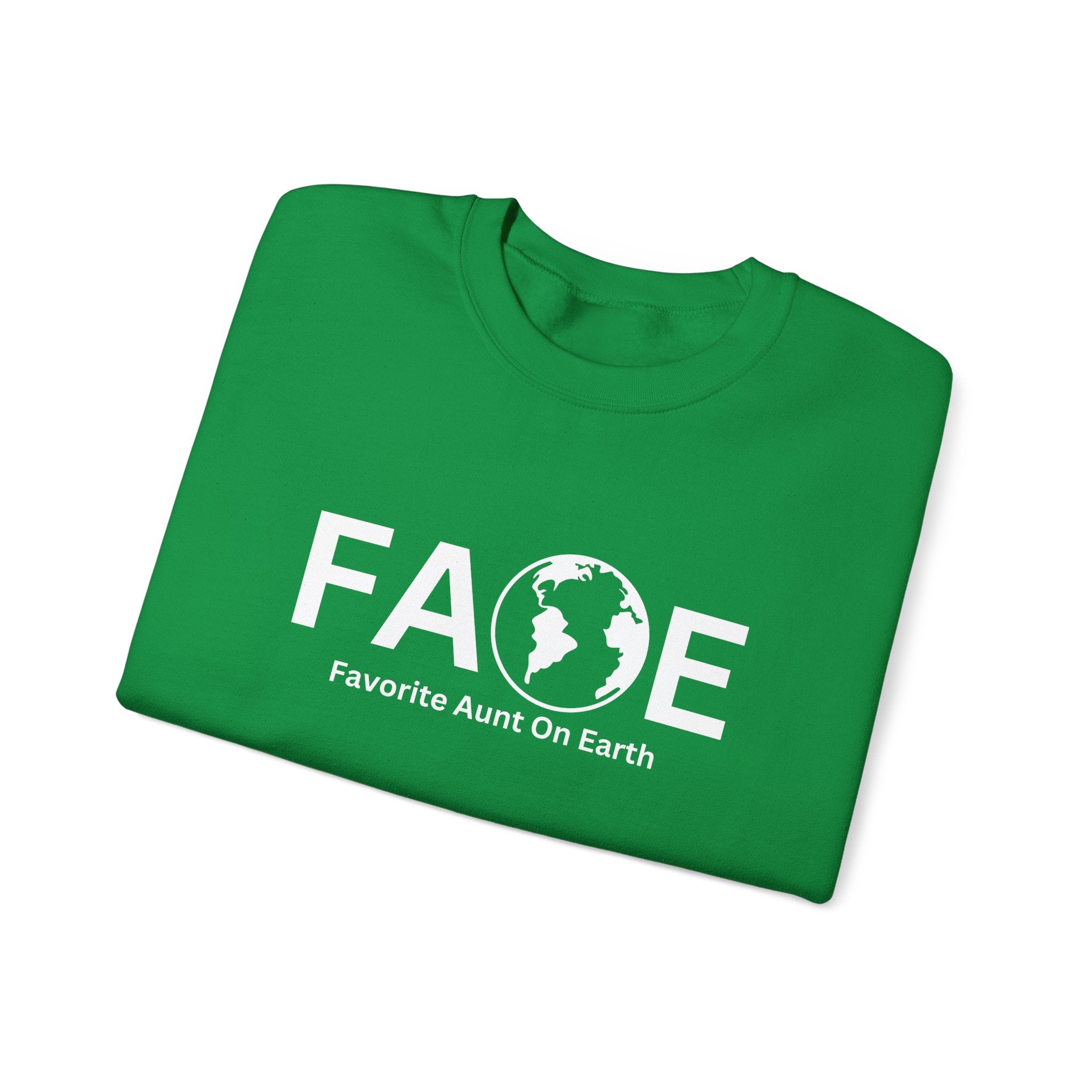 Favorite Aunt On Earth (FAOE) - Unisex Heavy Blend Crewneck Sweatshirt