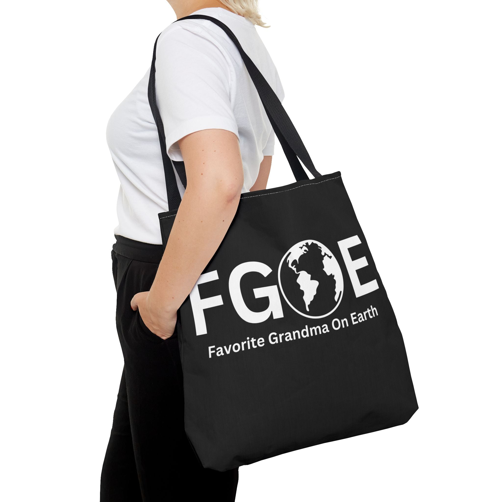Favorite Grandma On Earth (FGOE) Tote Bag - Custom Printed Stylish and Functional Tote