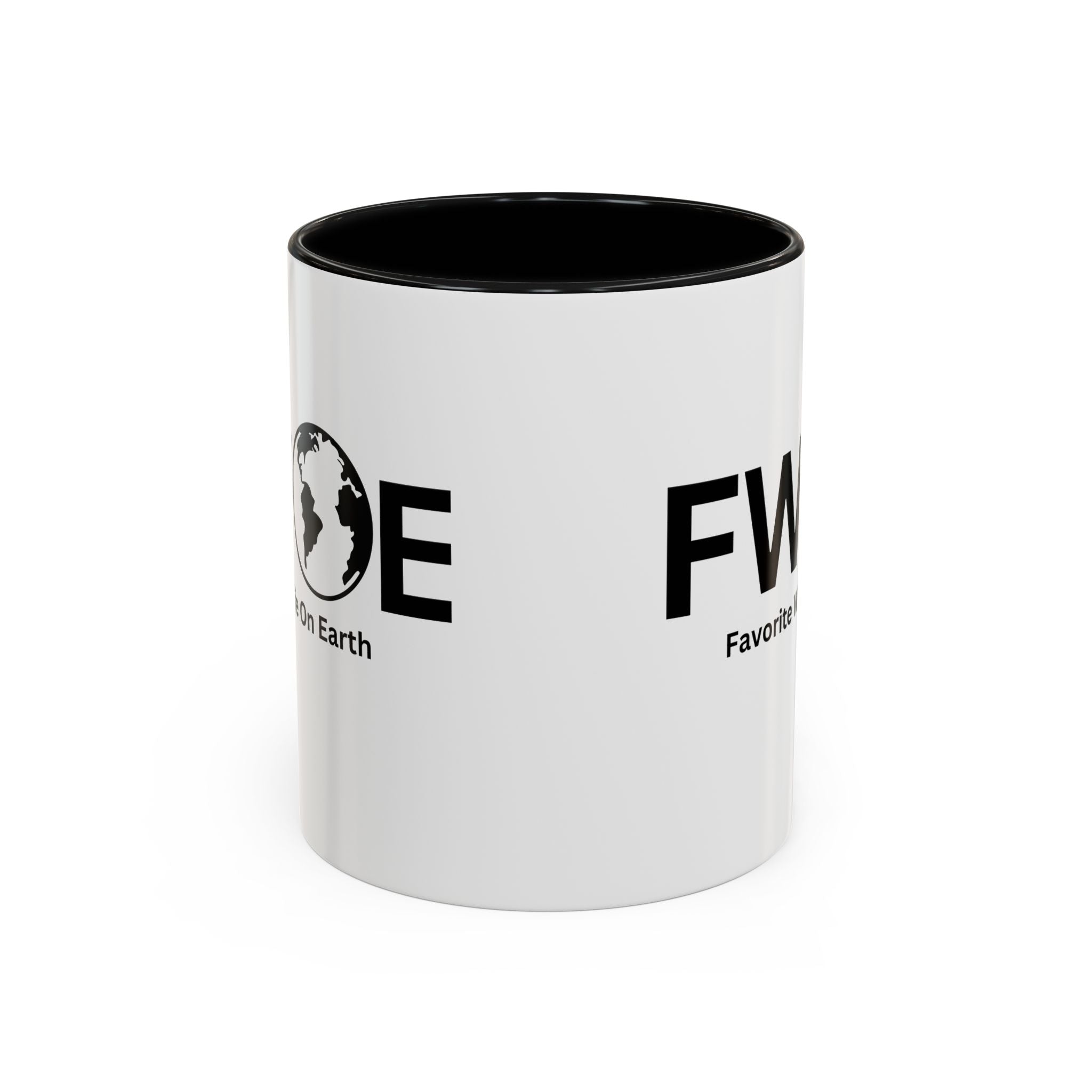 Favorite Wife On Earth (FWOE) Accent Coffee Mug (11oz, 15oz)