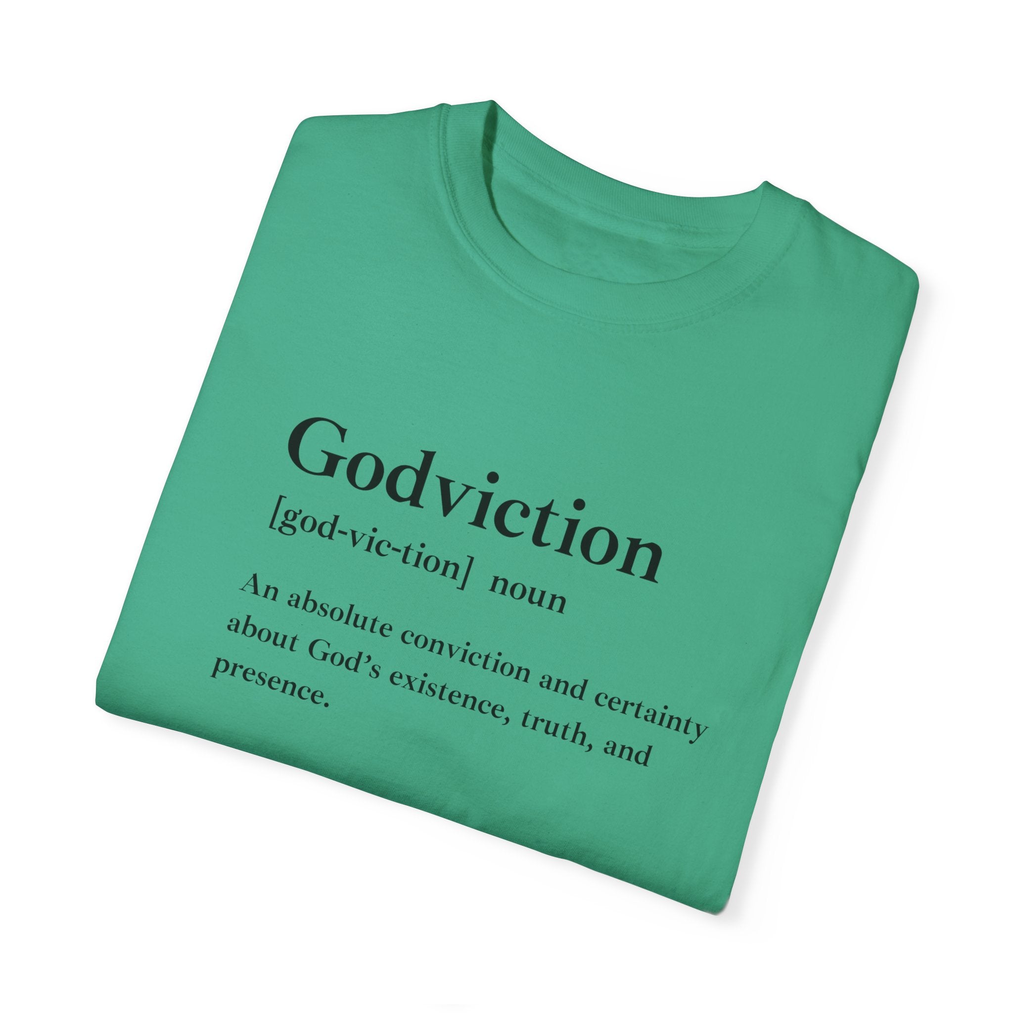 Godviction Unisex Garment-Dyed T-Shirt – Comfort Colors 1717