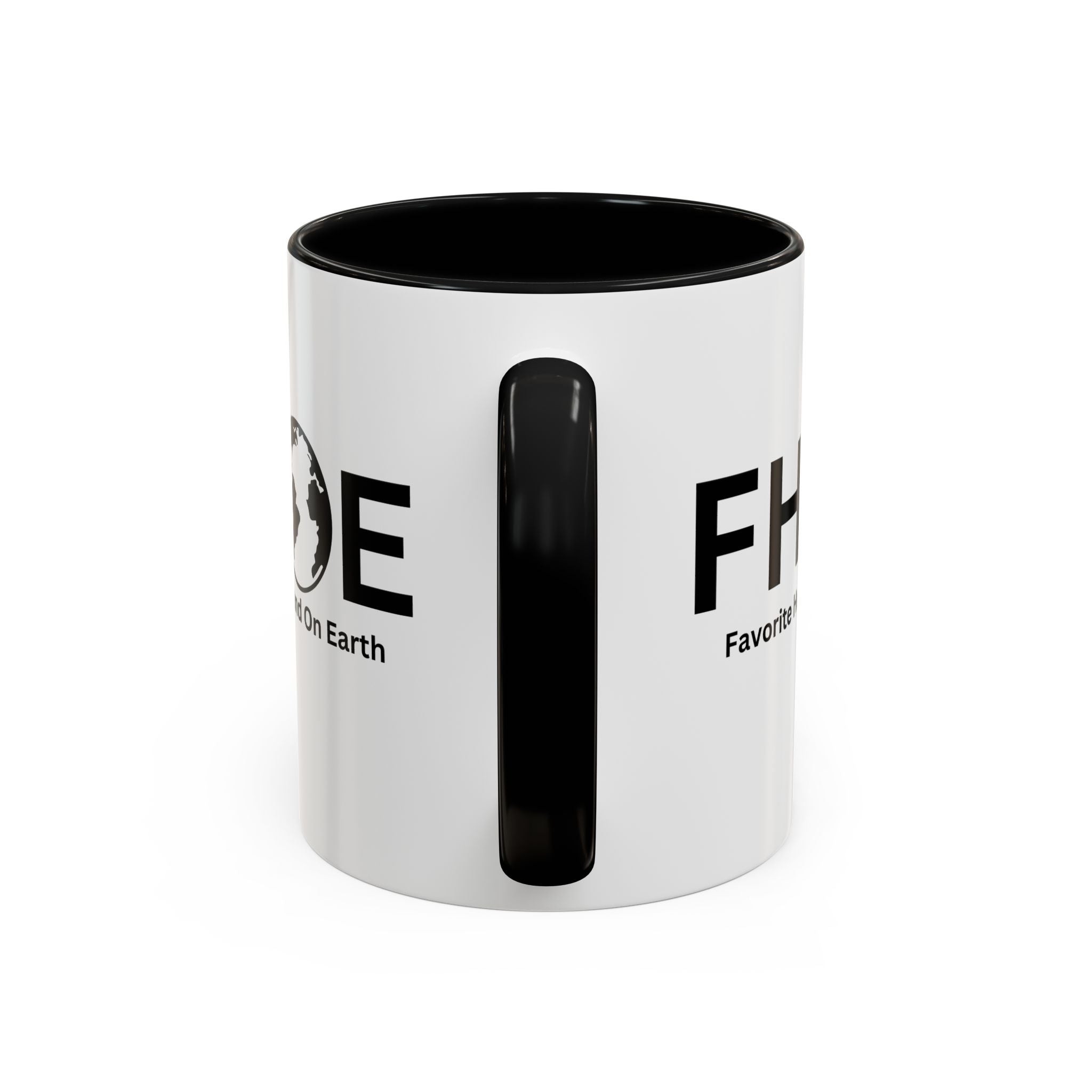Favorite Husband On Earth (FHOE) Accent Coffee Mug (11oz, 15oz)