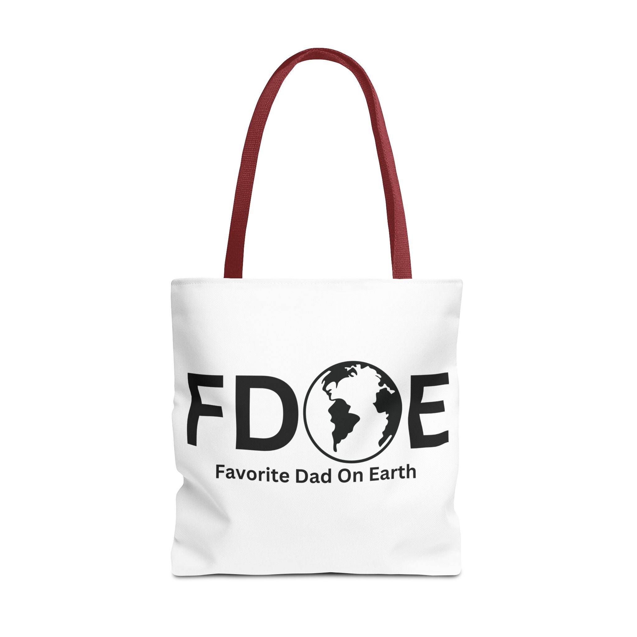 Favorite Dad On Earth (FDOE) Tote Bag- Custom Printed Stylish and Functional Tote