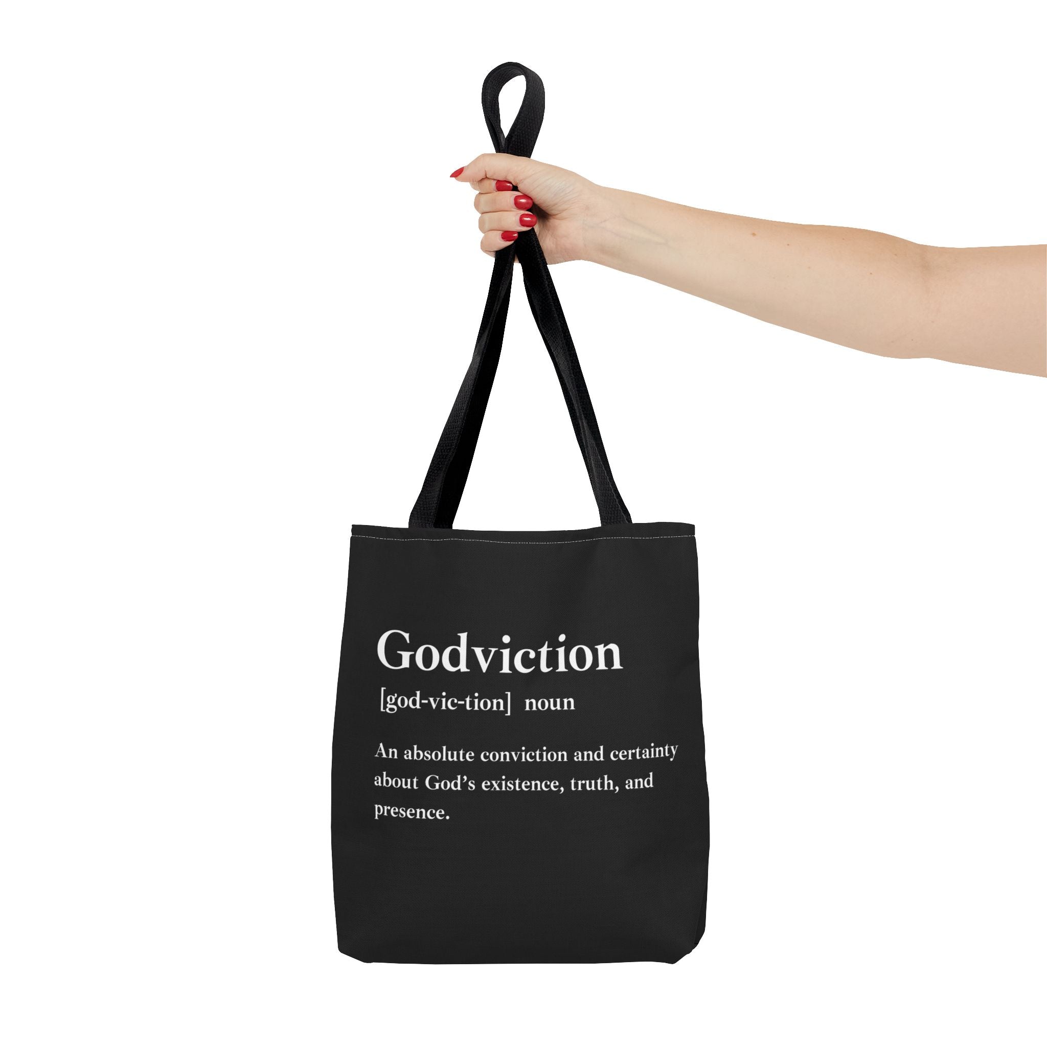 Godviction Tote Bag - Custom Printed Stylish and Functional Tote