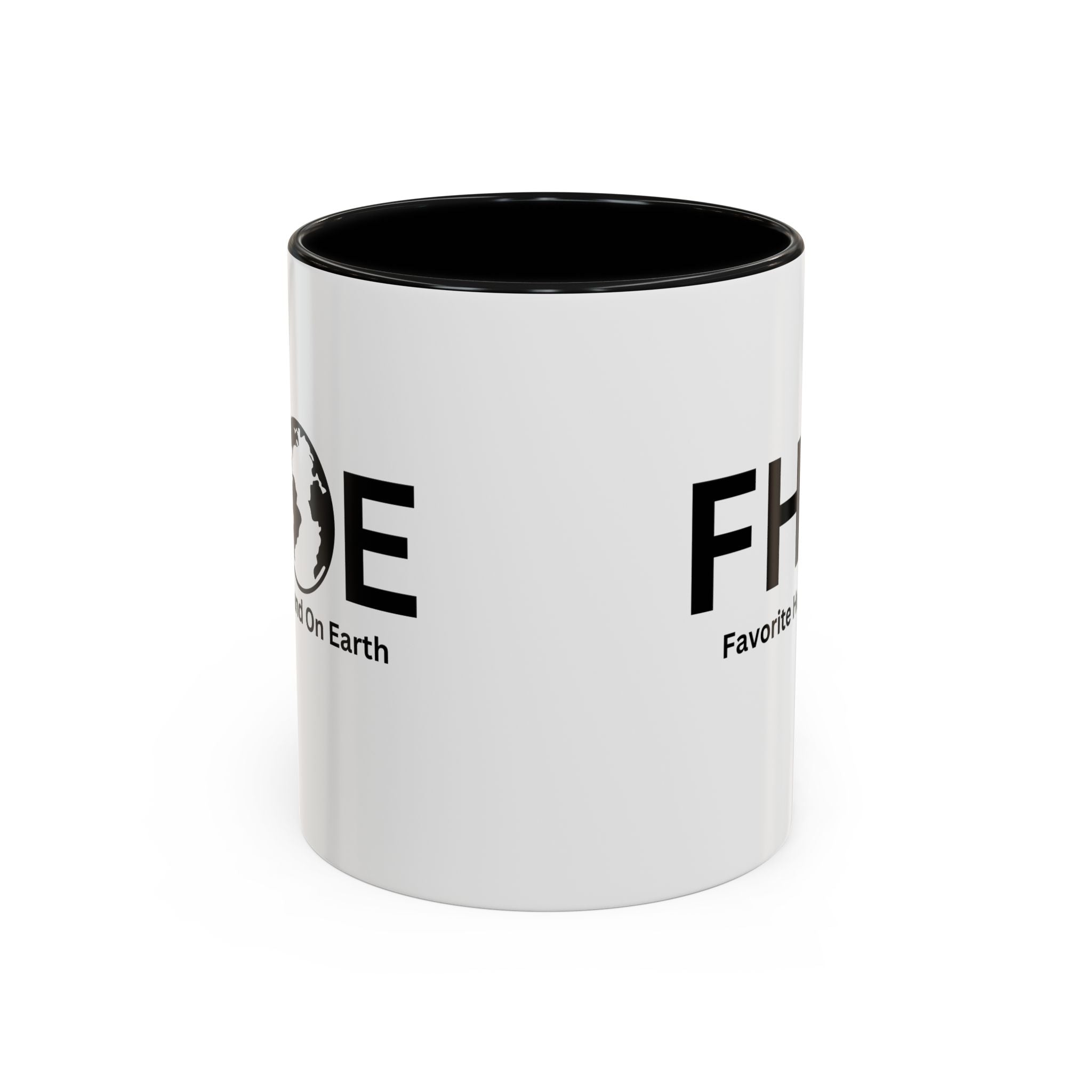 Favorite Husband On Earth (FHOE) Accent Coffee Mug (11oz, 15oz)