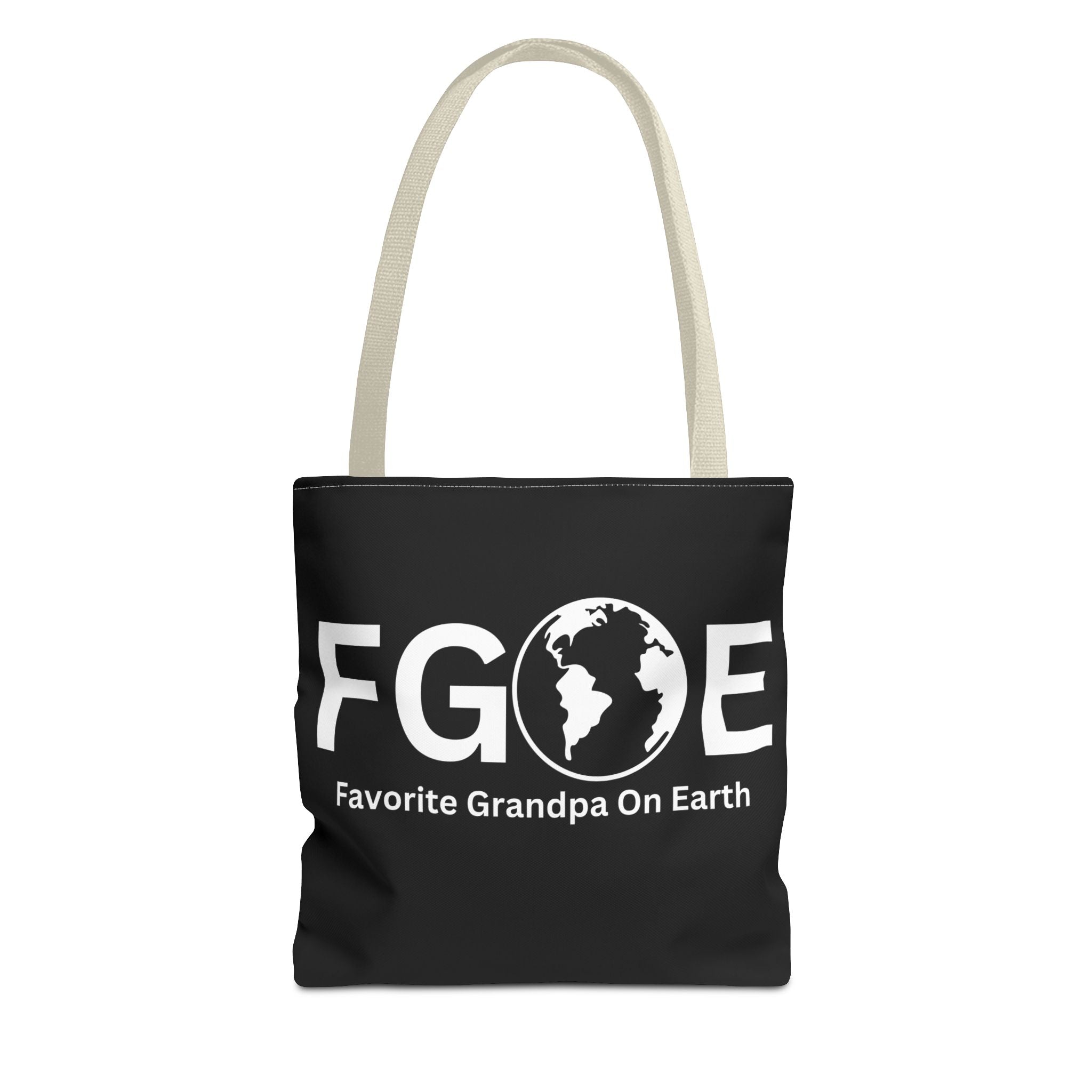 Favorite Grandpa On Earth (FGOE) Tote Bag - Custom Printed Stylish and Functional Tote