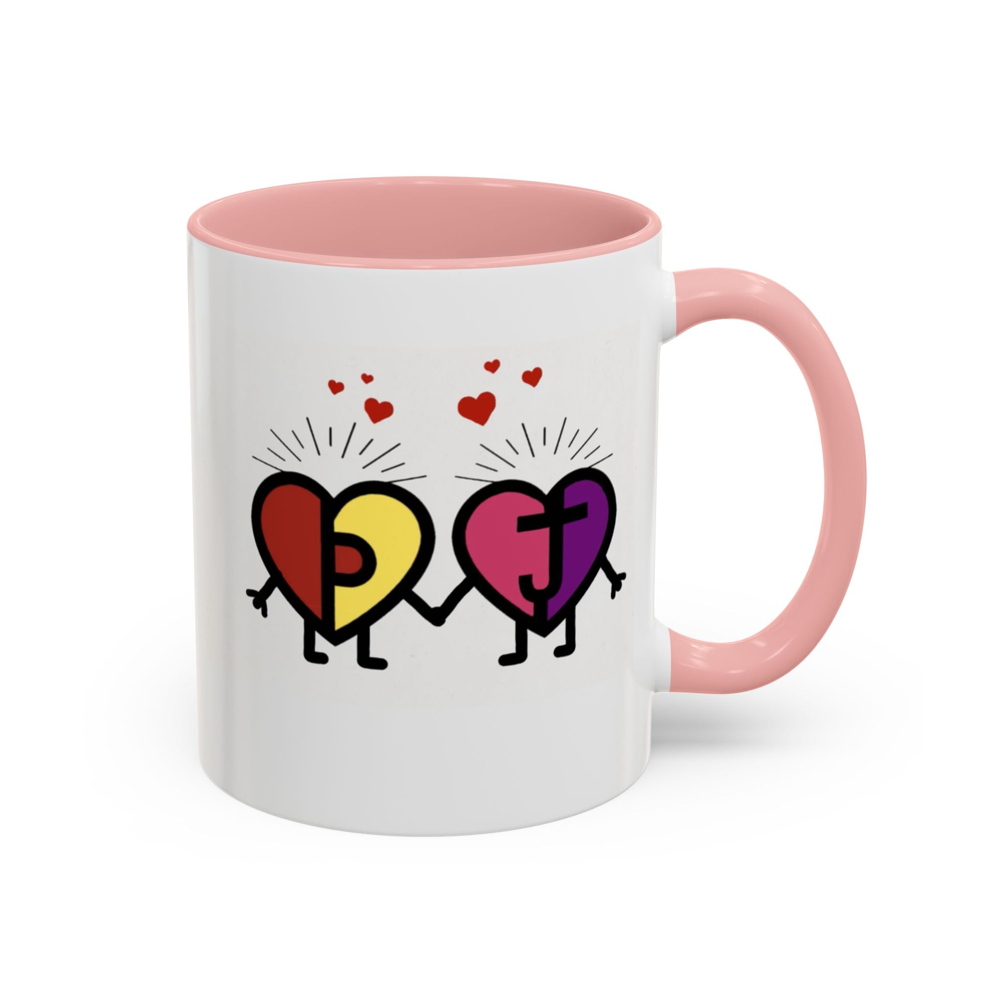 PJ & Joy Passionoy Mascots Accent Coffee Mug (11, 15oz)
