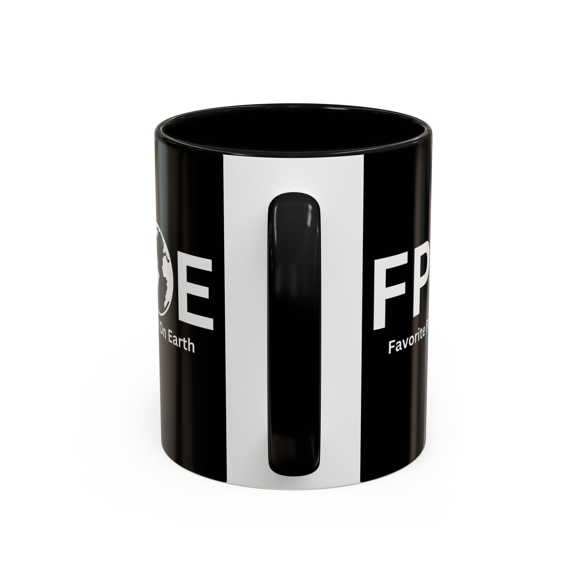 Favorite Person On Earth (FPOE) Accent Coffee Mug (11oz, 15oz)