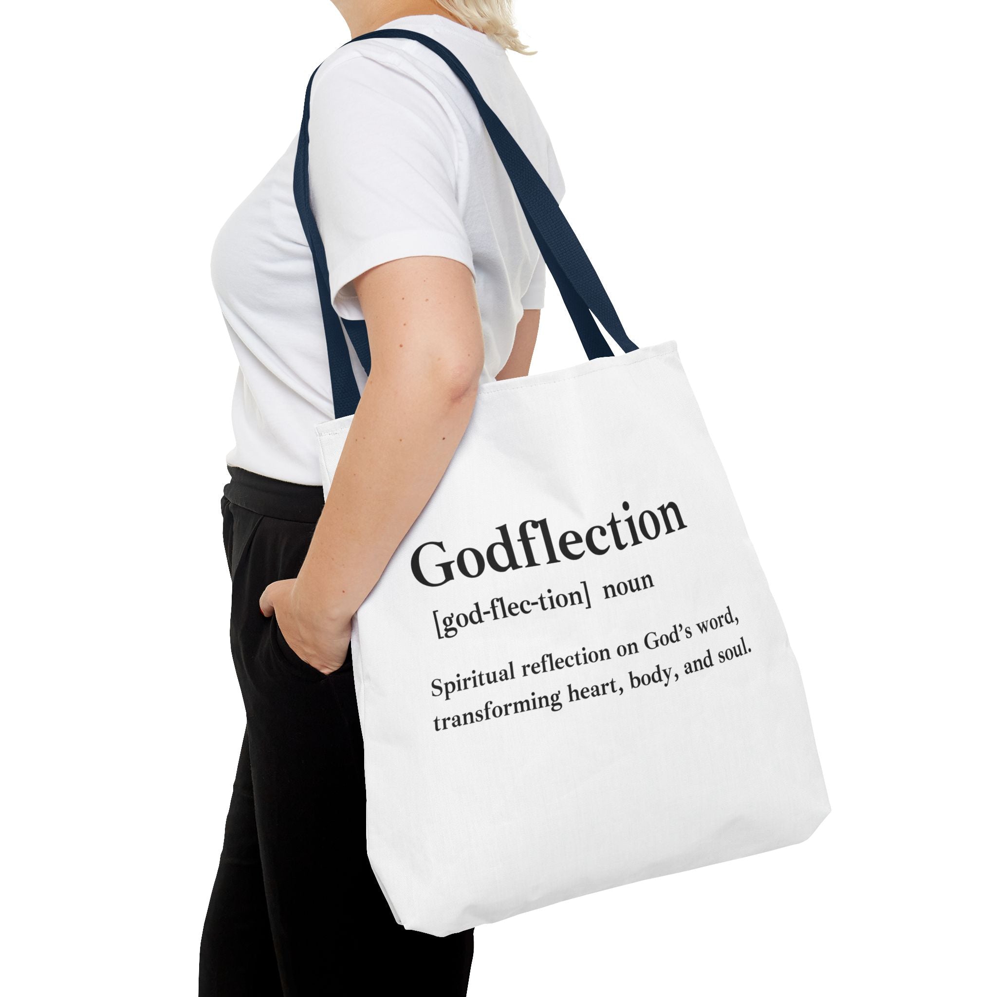 Godflection Tote Bag - Custom Printed Stylish and Functional Tote