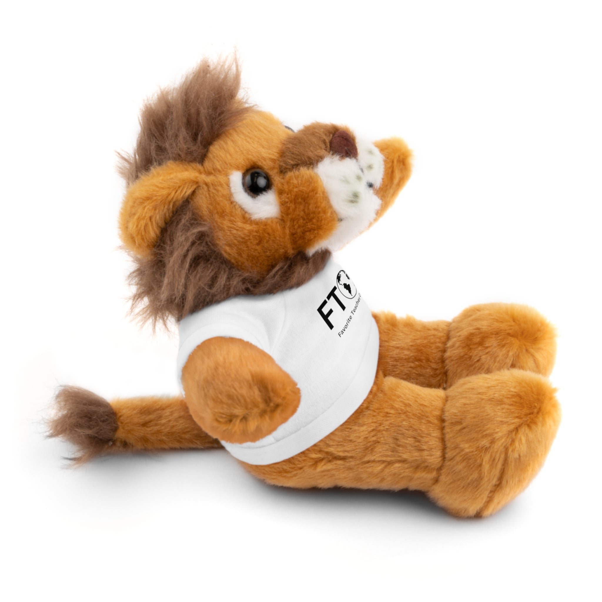 Stuffed Animal Gift – Favorite Teacher on Earth (FTOE) – Customizable T-Shirt & Animal
