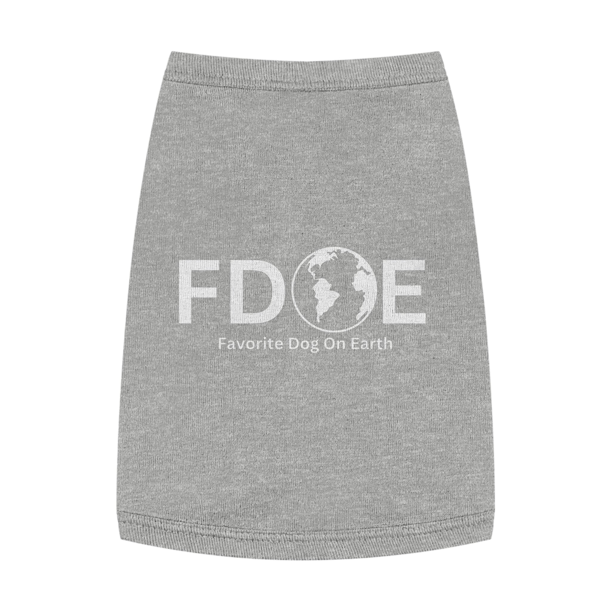Favorite Dog On Earth (FDOE) - Custom Pet Tank Top