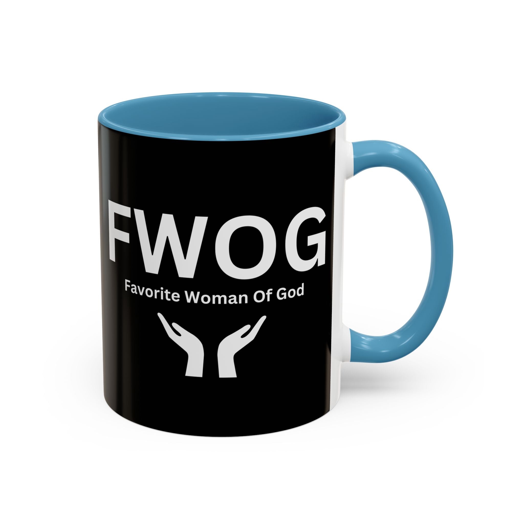 Favorite Woman of God (FWOG) Accent Coffee Mug (11oz, 15oz)