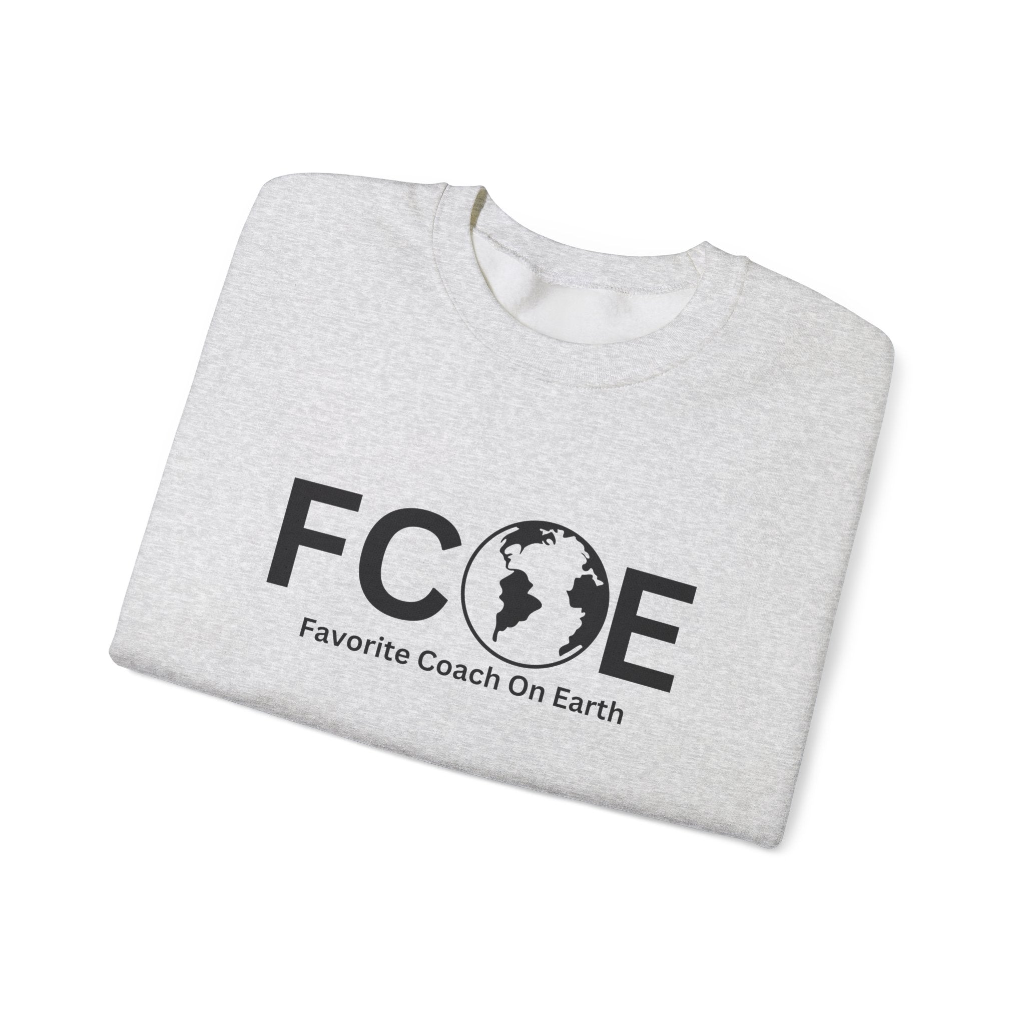 Favorite Coach On Earth (FCOE) Unisex Heavy Blend™ Crewneck Sweatshirt