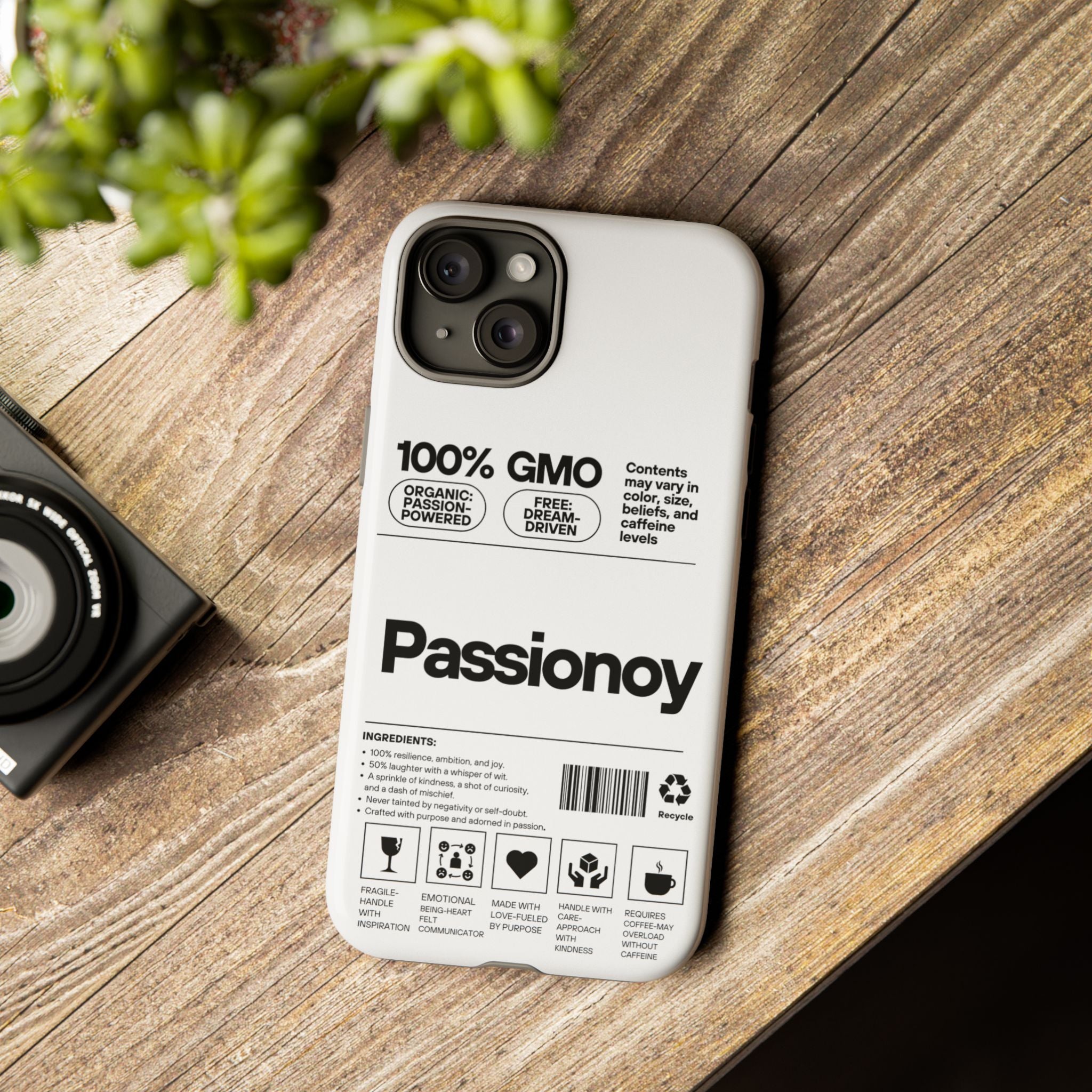 Passionoy Label Tough Cases - Custom Protective Phone Cases for iPhone, Samsung Galaxy, and Google Pixel