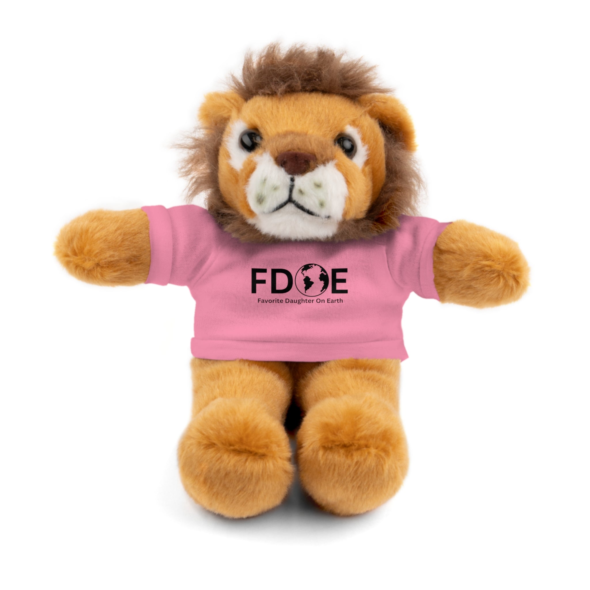 Favorite Daughter on Earth Stuffed Animal – Customizable T-Shirt & Animal
