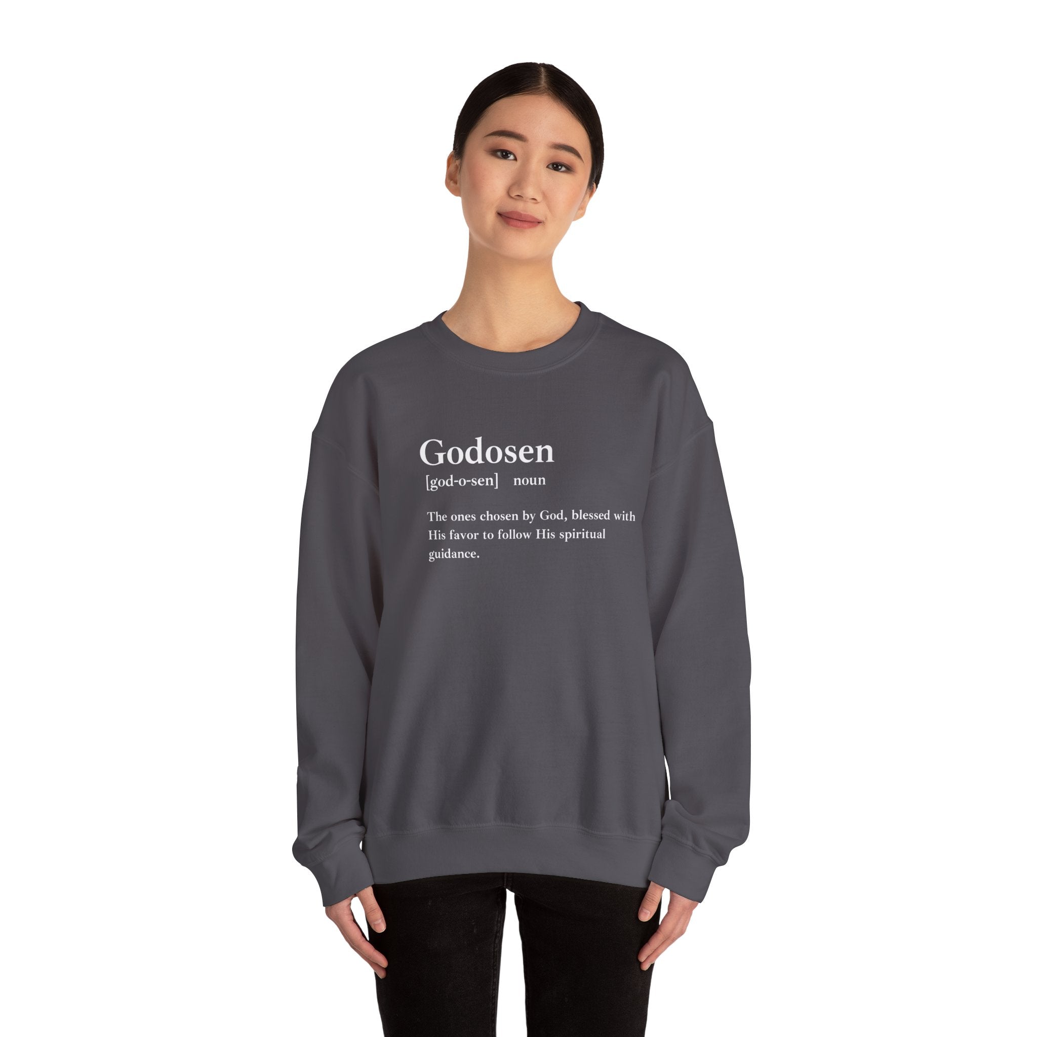 Godosen Unisex Heavy Blend Crewneck Sweatshirt - Cozy and Durable Style