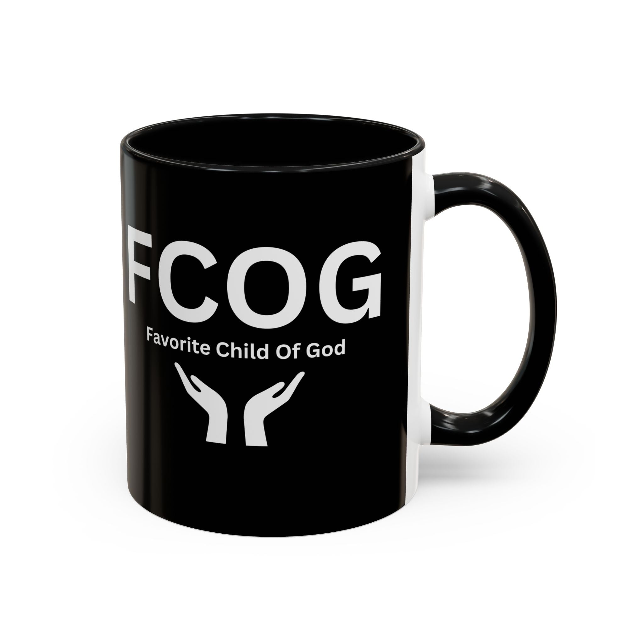 Favorite Child of God (FCOG) Accent Coffee Mug (11, 15oz)