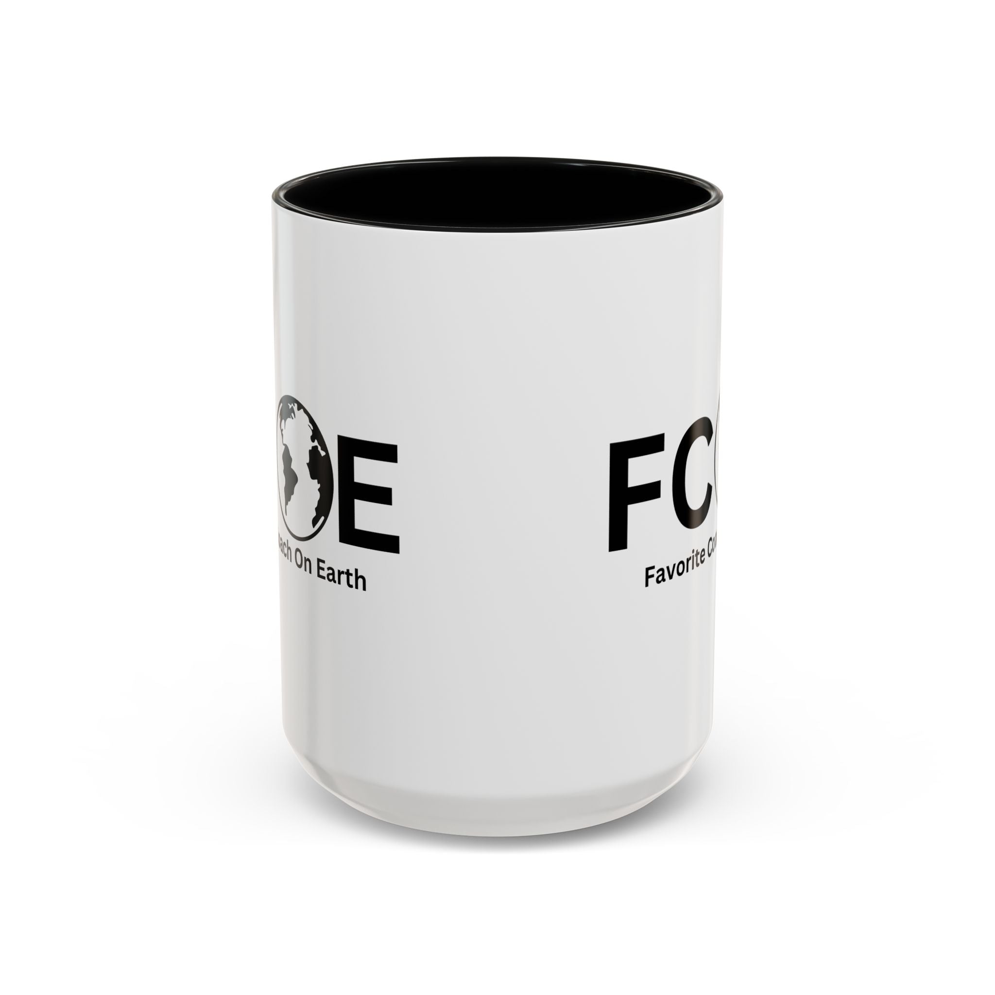 Favorite Coach On Earth (FCOE) Accent Coffee Mug (11oz, 15oz)