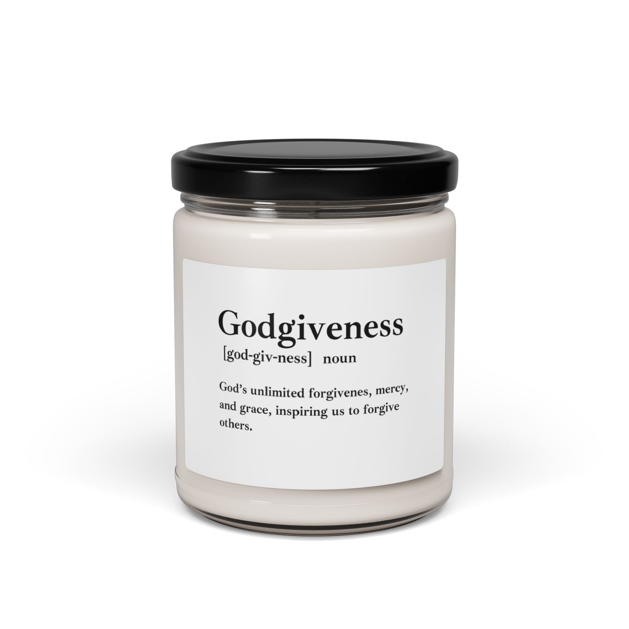 Godgiveness Scented Soy Candle - 9oz Natural Wax Candle with Custom Label
