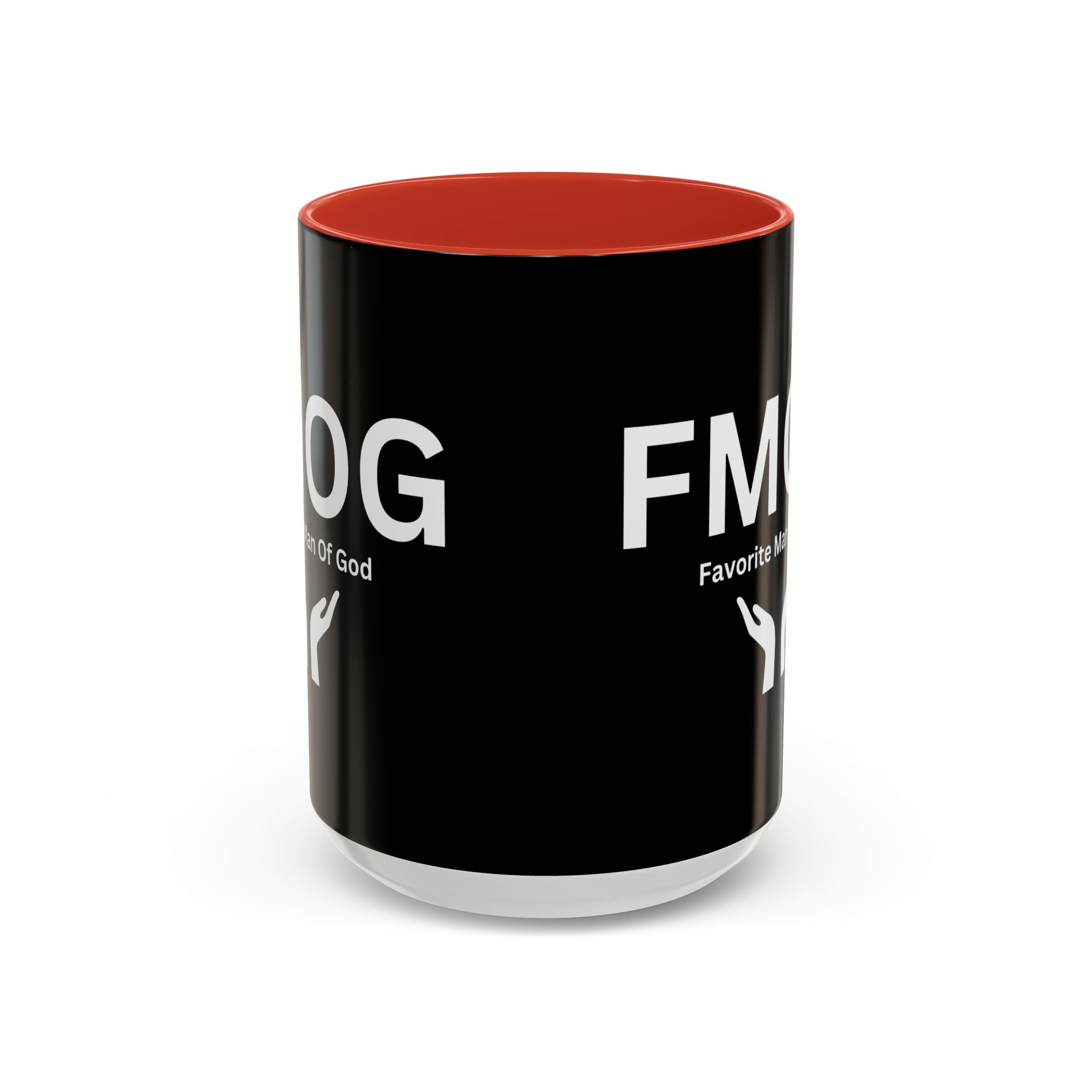 Favorite Man of God (FMOG) Accent Coffee Mug (11, 15oz)