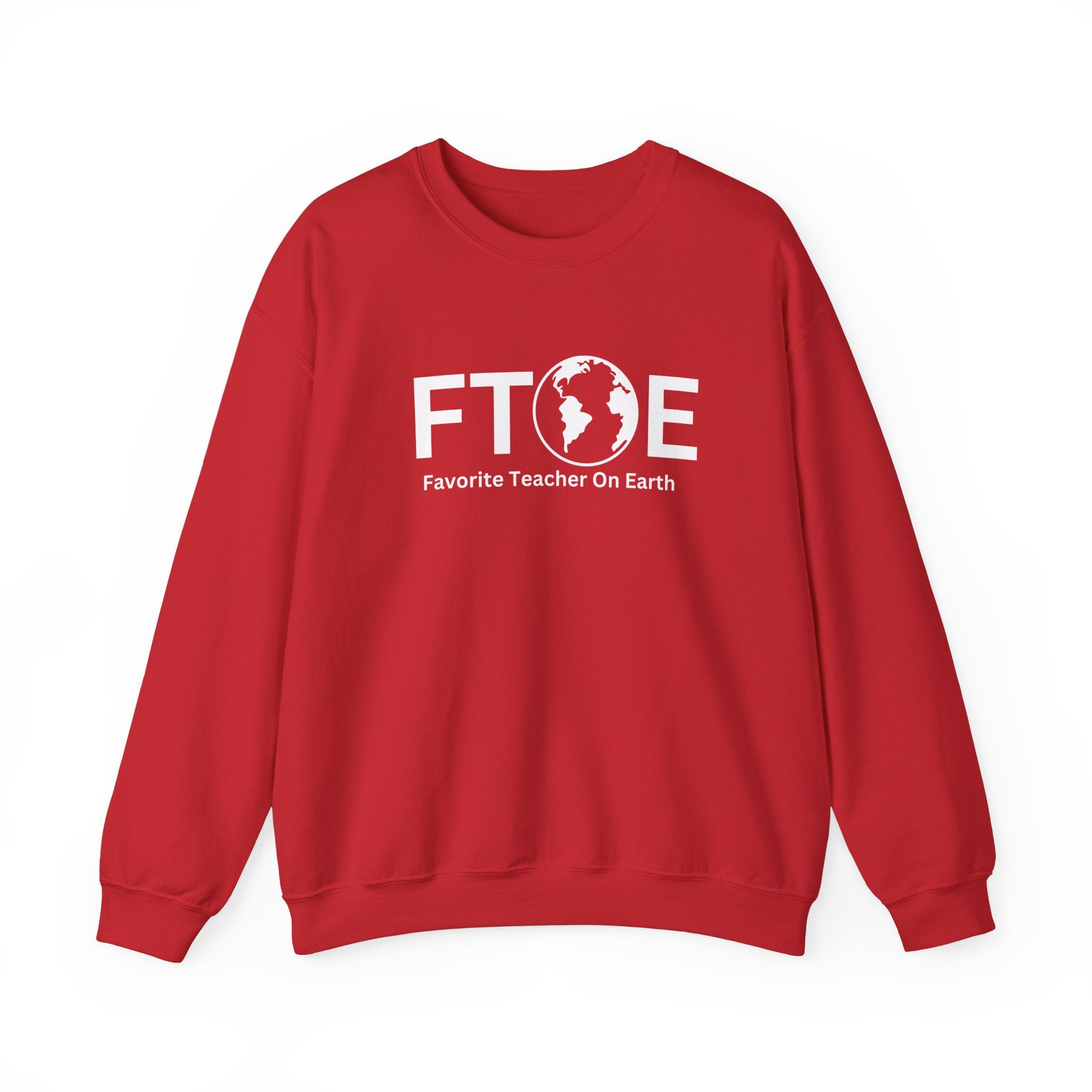 Favorite Teacher On Earth (FTOE) - Unisex Heavy Blend Crewneck Sweatshirt