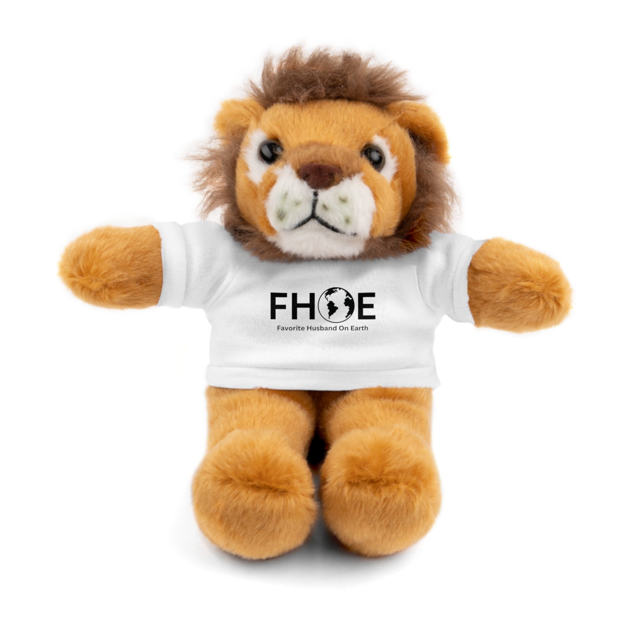 Stuffed Animal Gift – Favorite Husband on Earth (FHOE)– Customizable T-Shirt & Animal