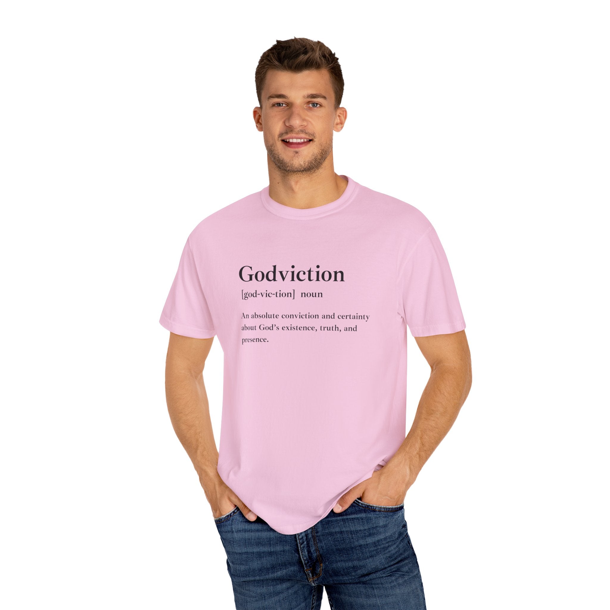 Godviction Unisex Garment-Dyed T-Shirt – Comfort Colors 1717