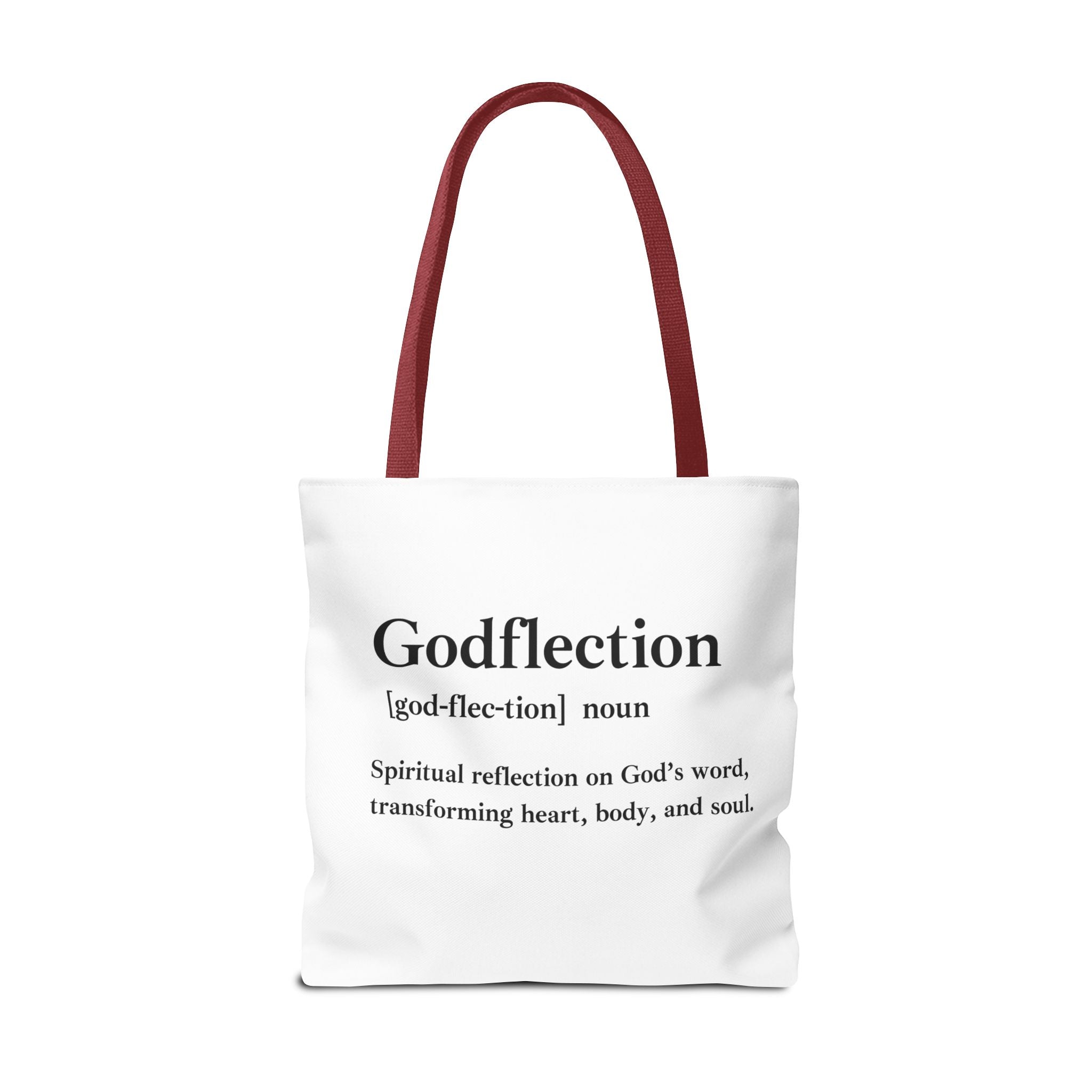 Godflection Tote Bag - Custom Printed Stylish and Functional Tote