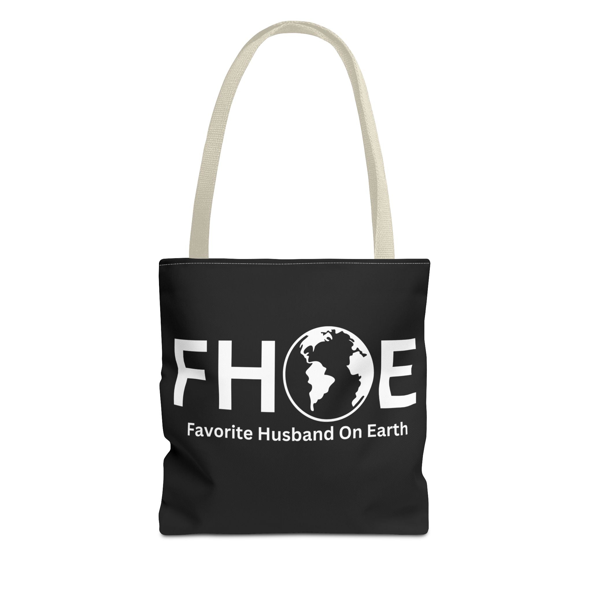 Favorite Husband On Earth (FHOE) Tote Bag - Custom Printed Stylish and Functional Tote