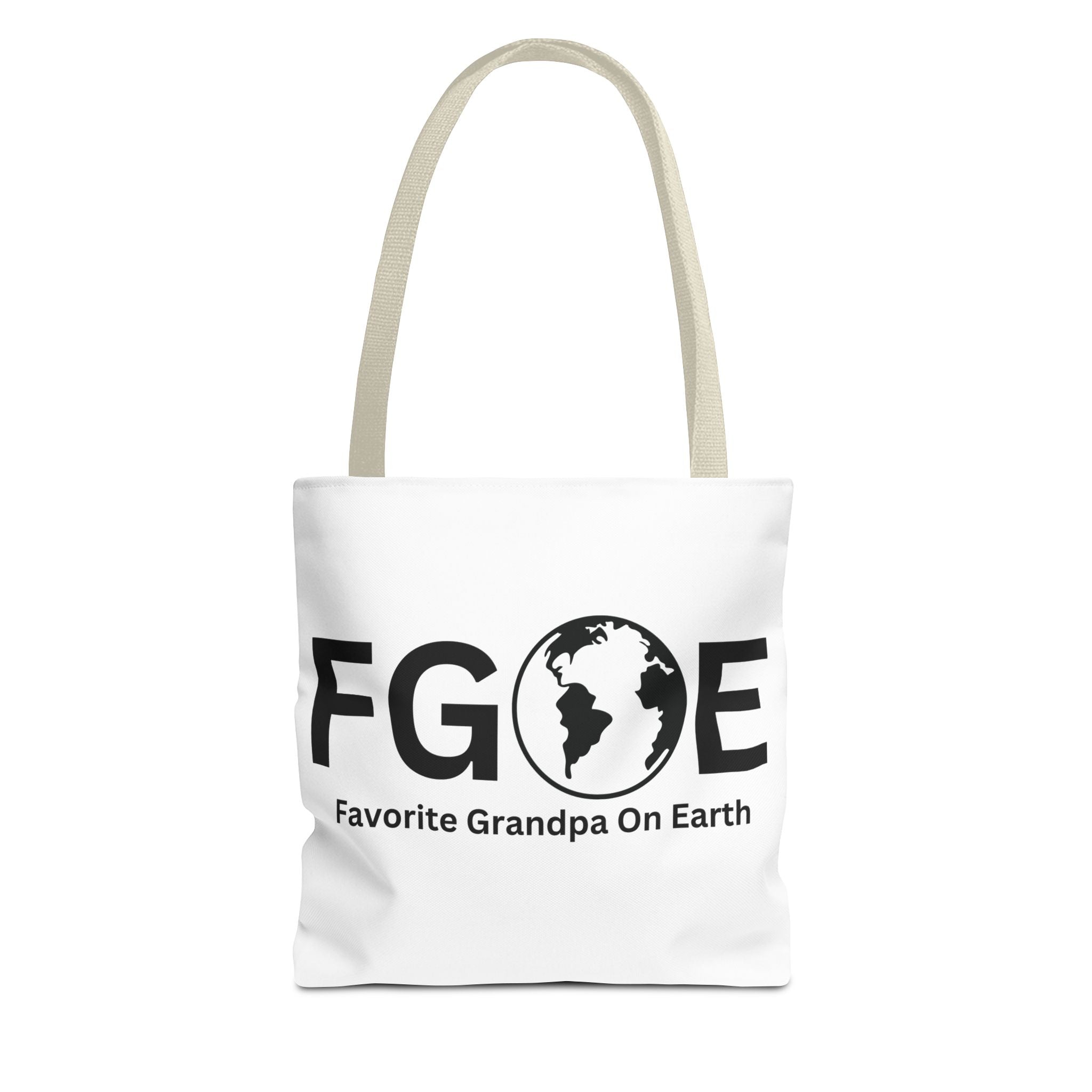 Favorite Grandpa On Earth (FGOE) Tote Bag - Custom Printed Stylish and Functional Tote