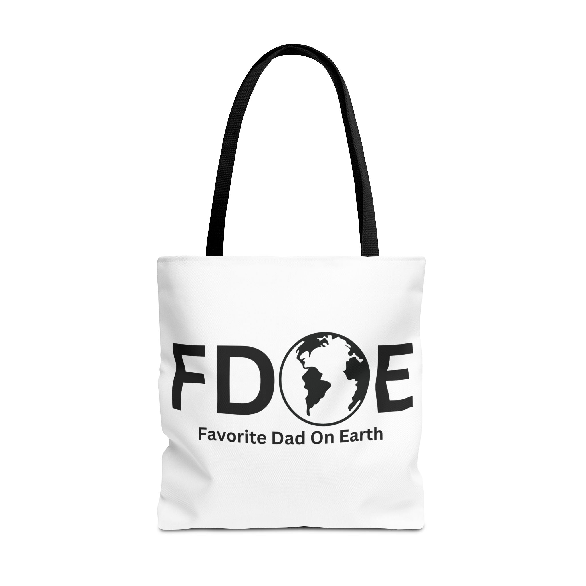 Favorite Dad On Earth (FDOE) Tote Bag- Custom Printed Stylish and Functional Tote