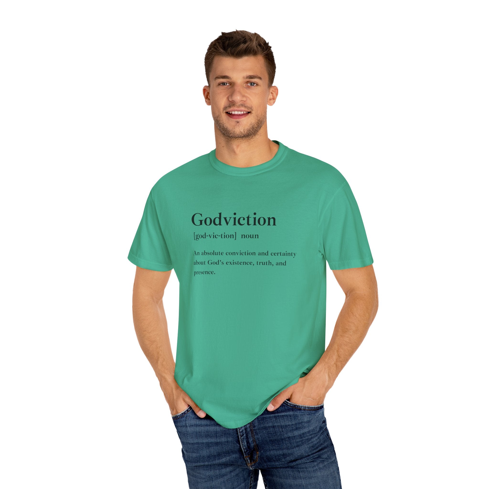Godviction Unisex Garment-Dyed T-Shirt – Comfort Colors 1717