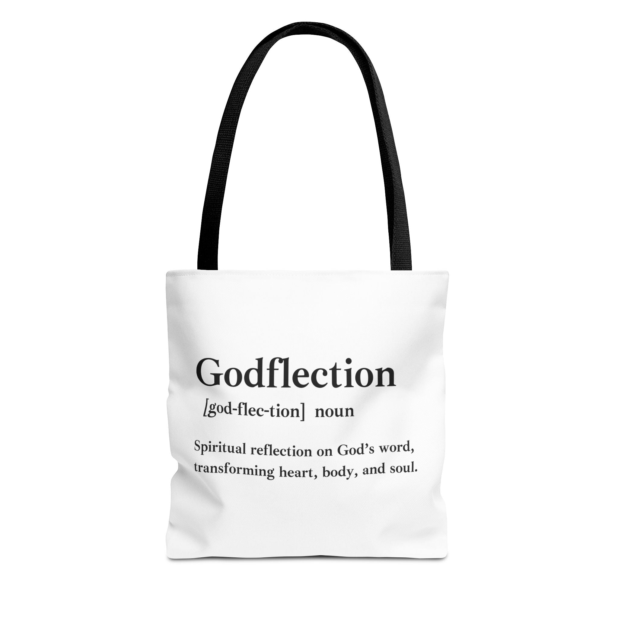 Godflection Tote Bag - Custom Printed Stylish and Functional Tote