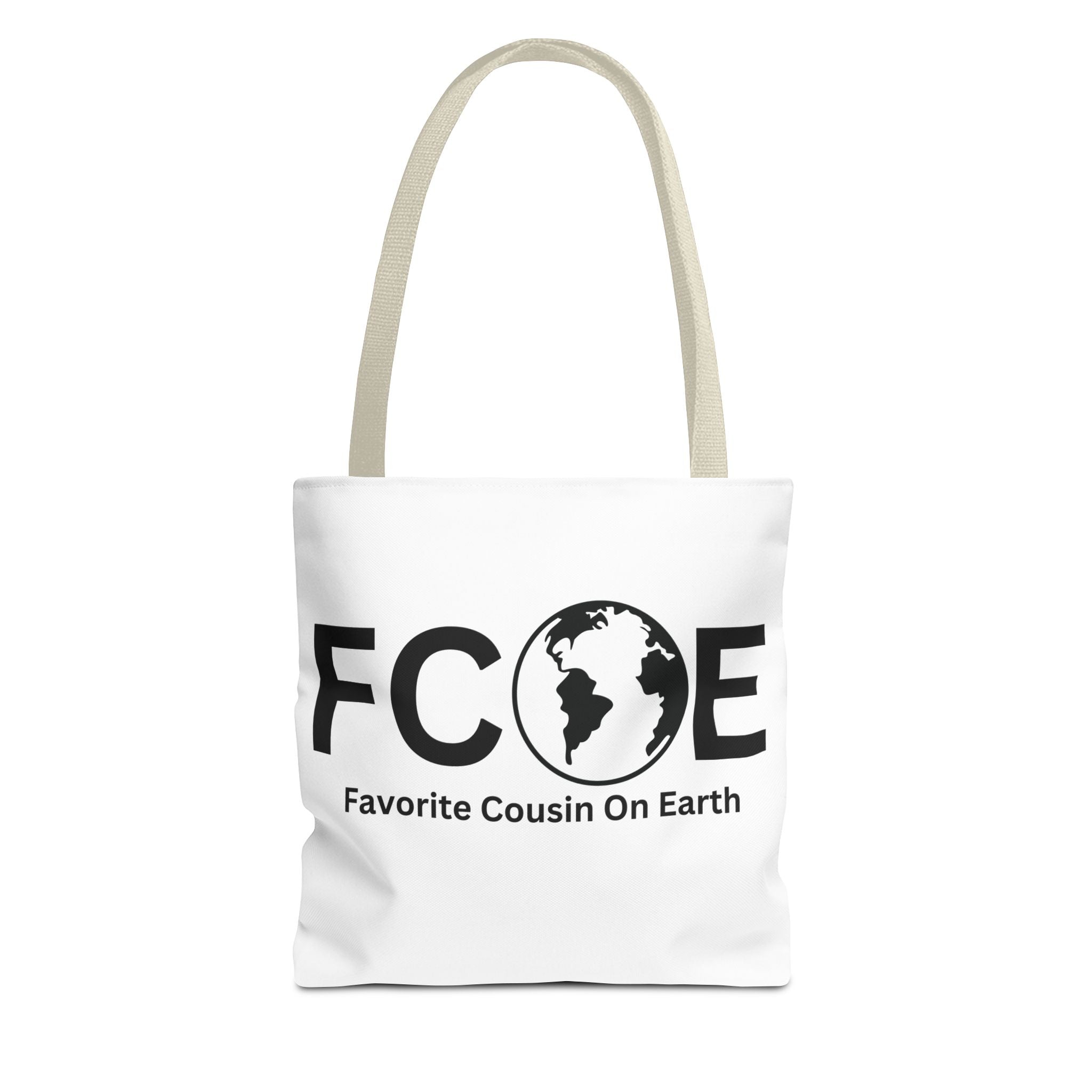 Favorite Cousin On Earth (FCOE) Tote Bag - Custom Printed Stylish and Functional Tote