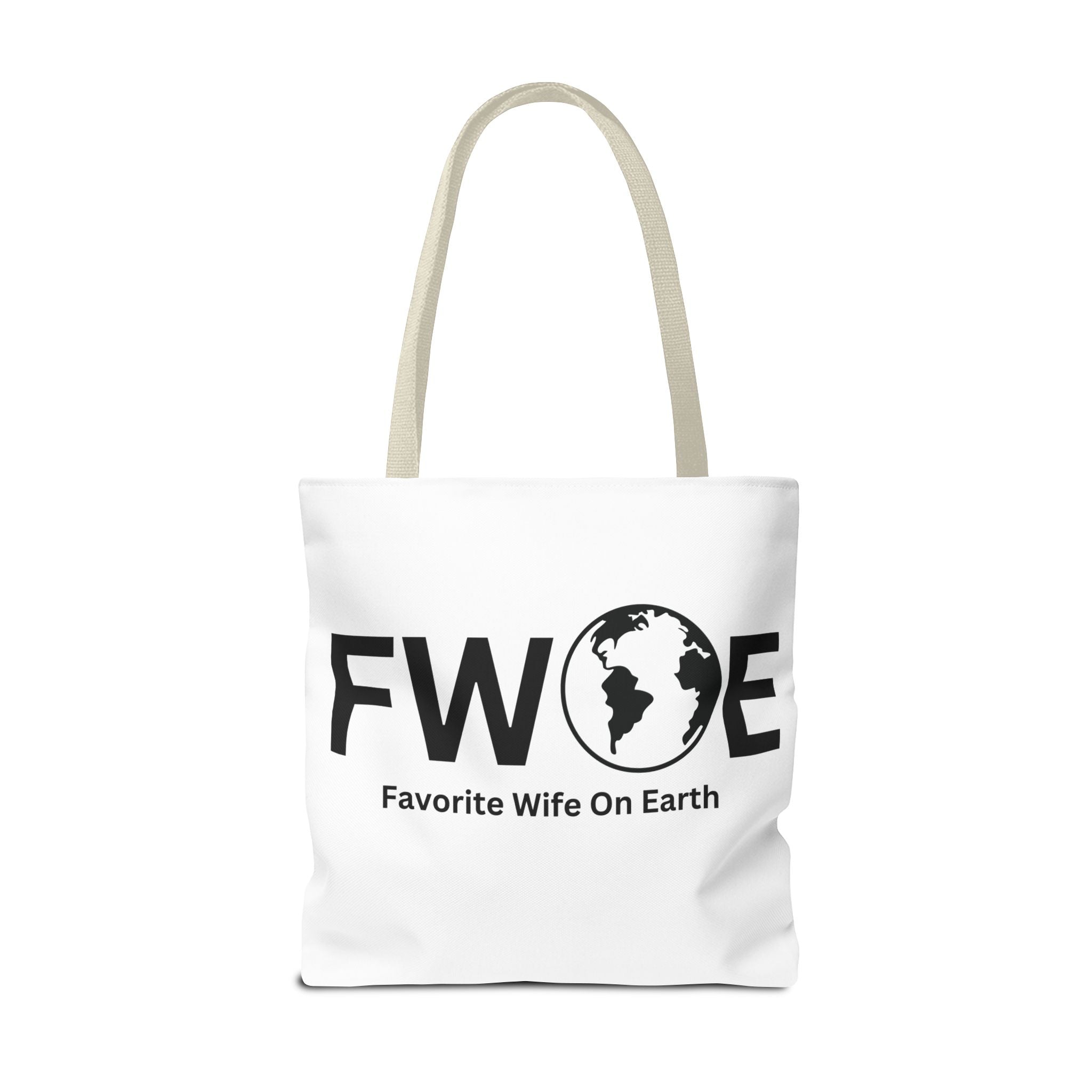 Favorite Wife On Earth (FWOE) Tote Bag - Custom Printed Stylish and Functional Tote