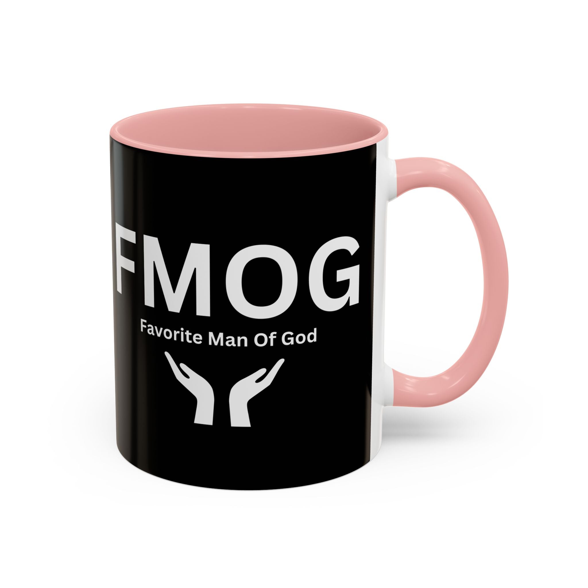 Favorite Man of God (FMOG) Accent Coffee Mug (11, 15oz)