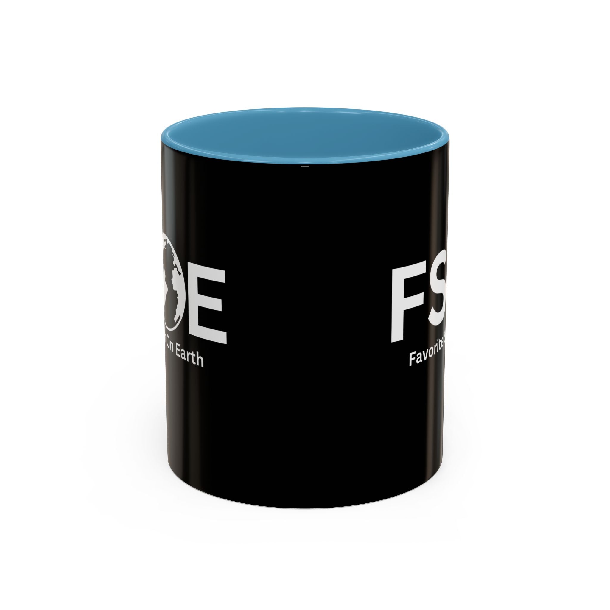 Favorite Sister On Earth (FSOE) Accent Coffee Mug (11oz, 15oz)